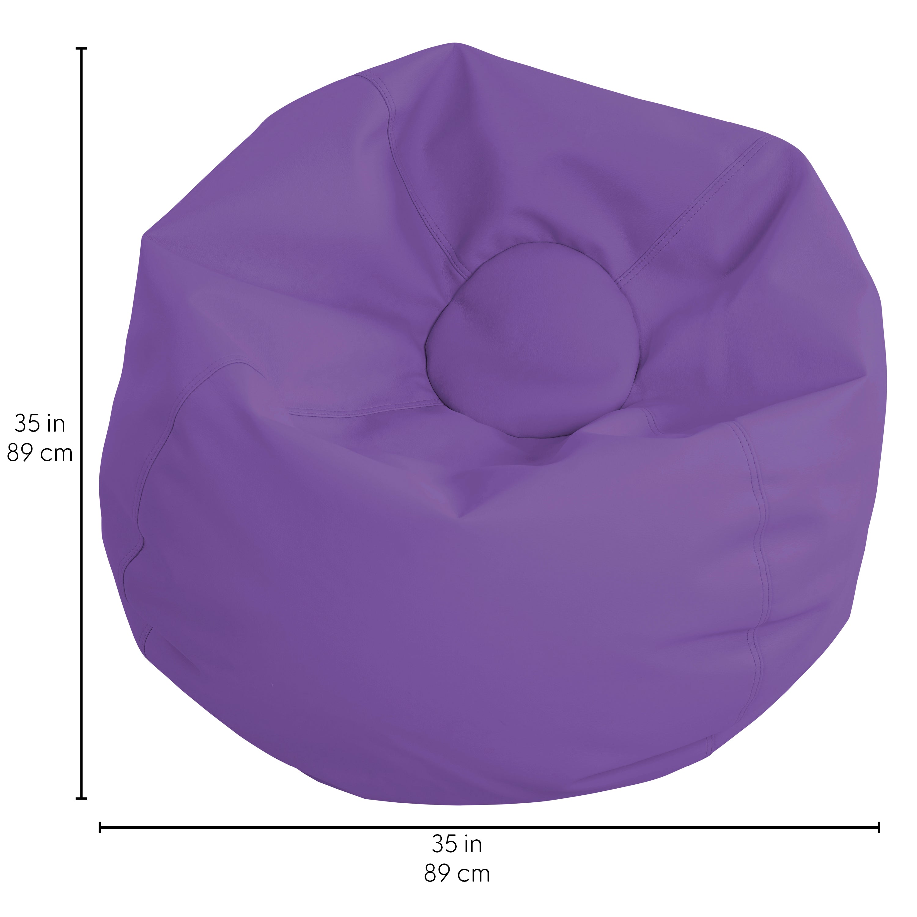 SoftScape Classic 35" Standard Bean Bag - Purple