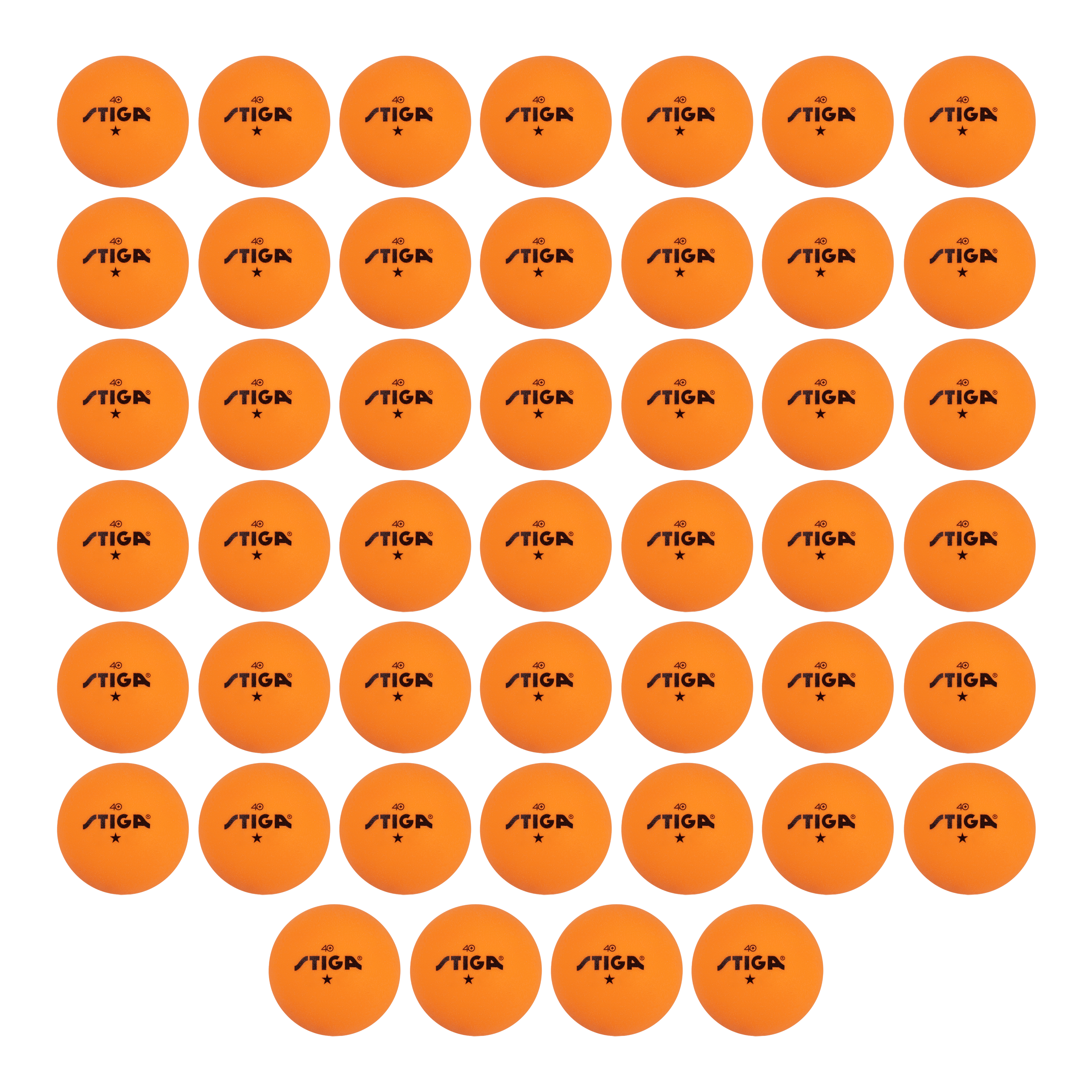 STIGA 1-Star Orange Balls (46-Pack)
