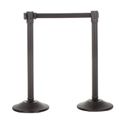 Trek Stanchion ‐ Black post and 6.5' Black Belt ‐ 2 pack