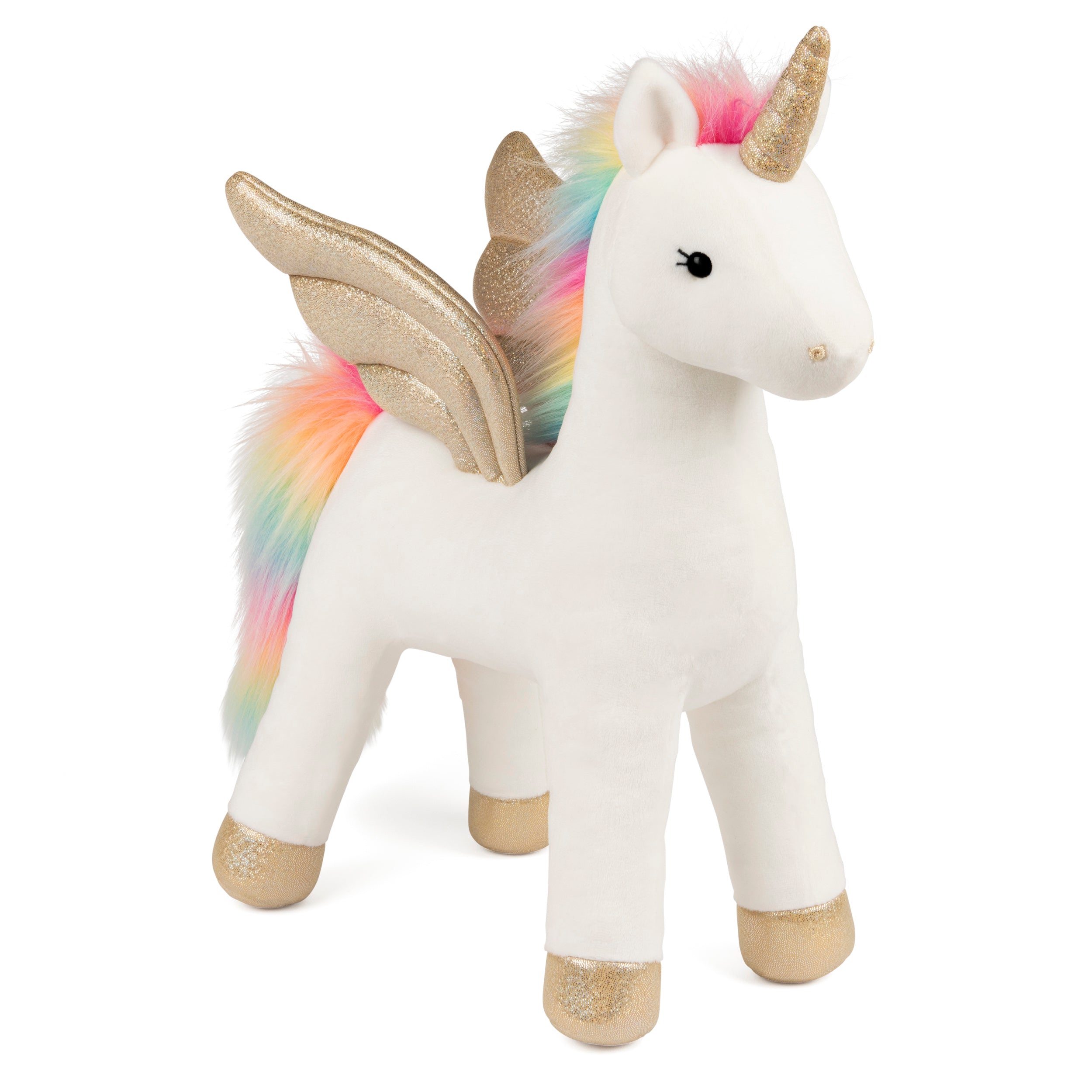 GUND My Magical Light & Sound Unicorn Stuffed Animal with Rainbow Tail, Touch Activated Plush, 17”