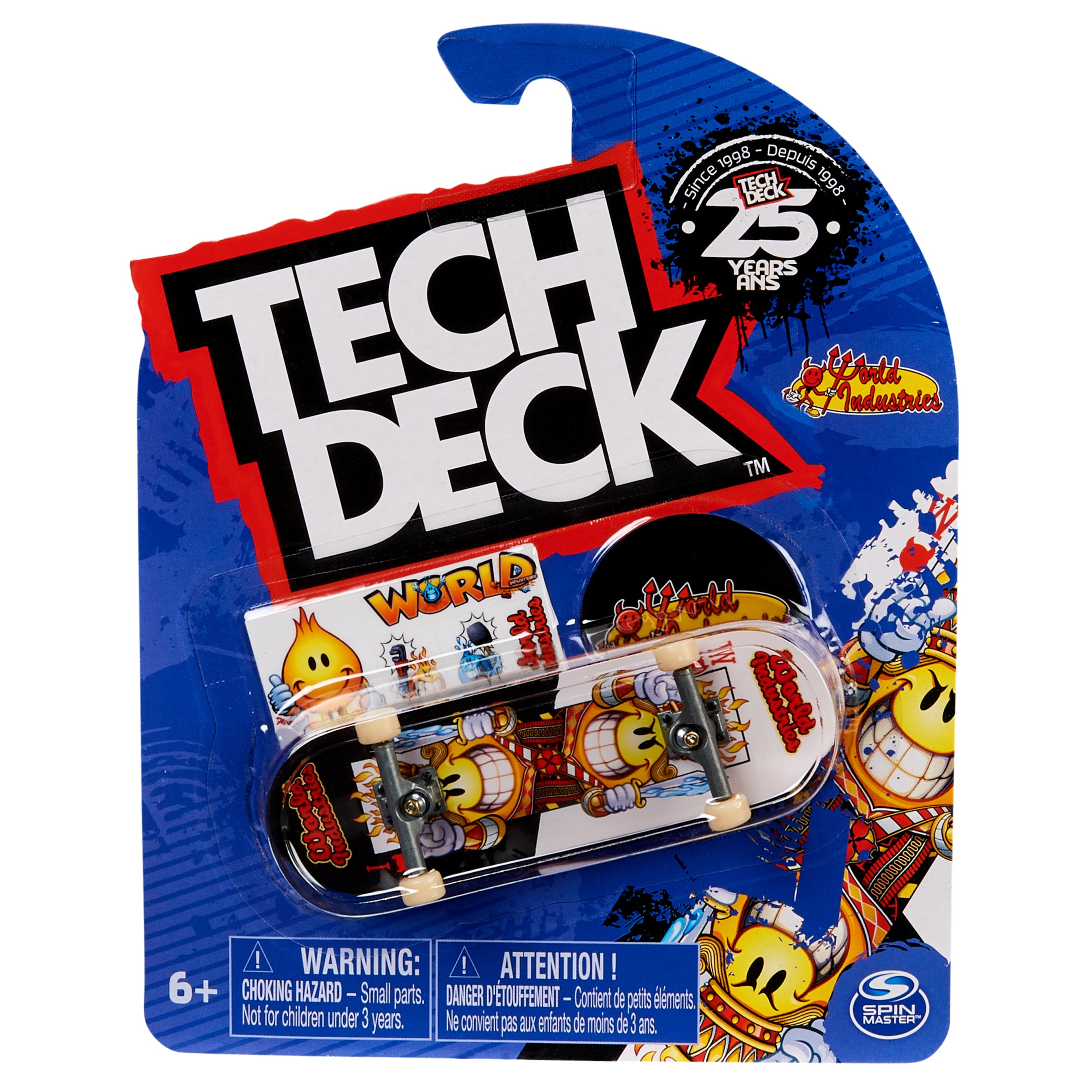 Tech Deck, 96mm Fingerboard Mini Skateboard with Authentic Designs, For Ages 6 and Up Styles May Vary