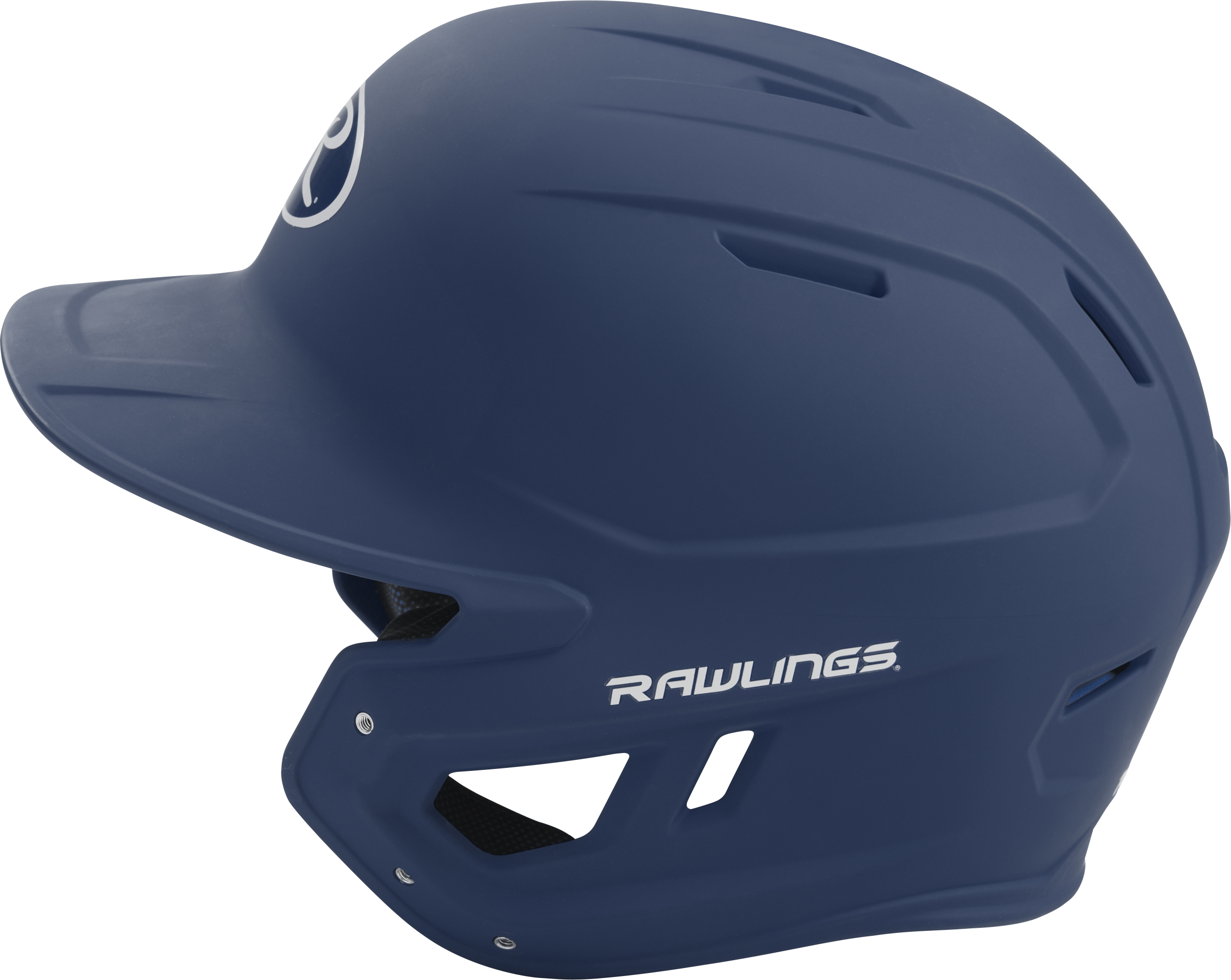 Rawlings Mach Matte Senior Baseball Helmet - Navy