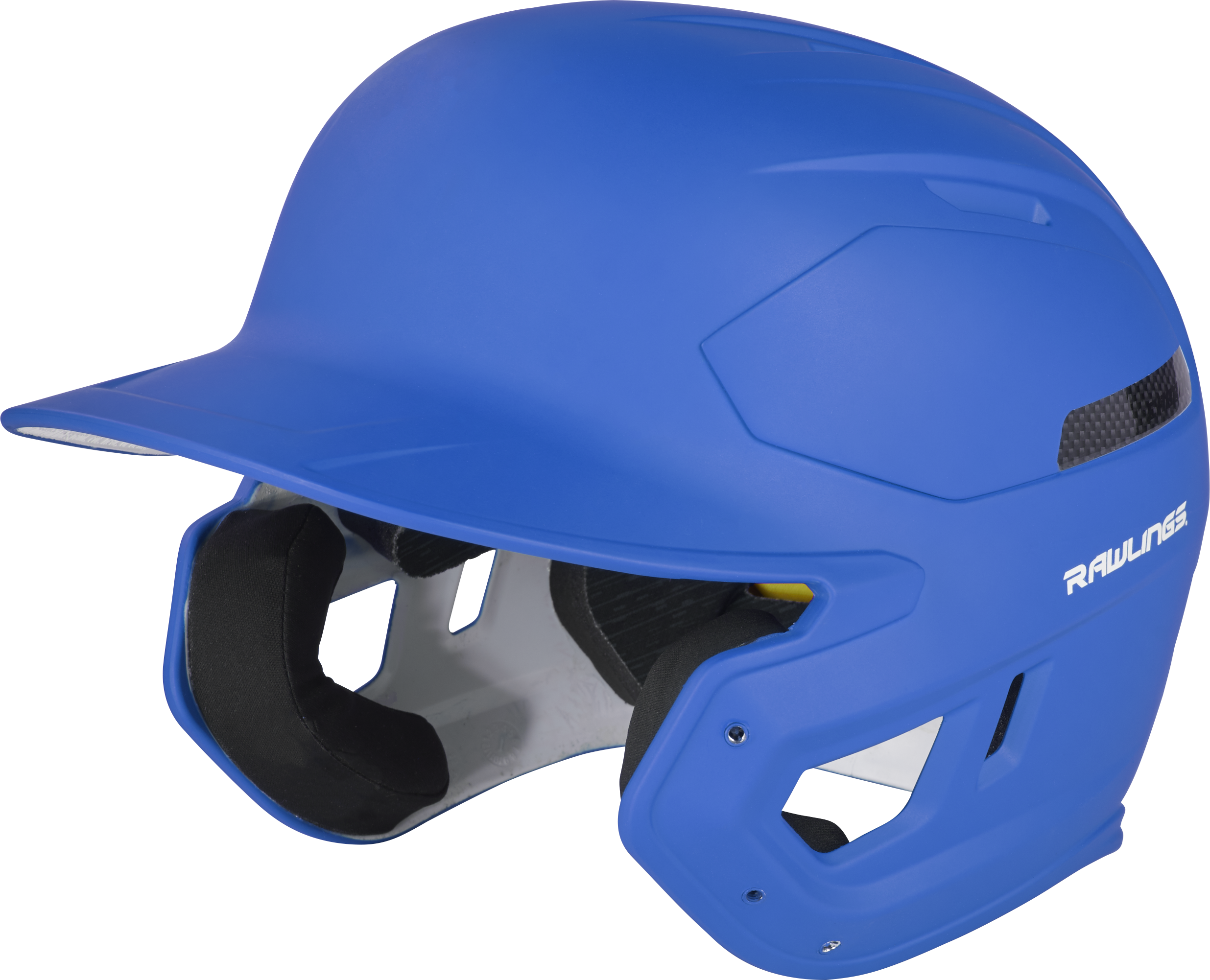 Rawlings Mach Carbon Adult 1-Tone Baseball Helmet - Small - Royal