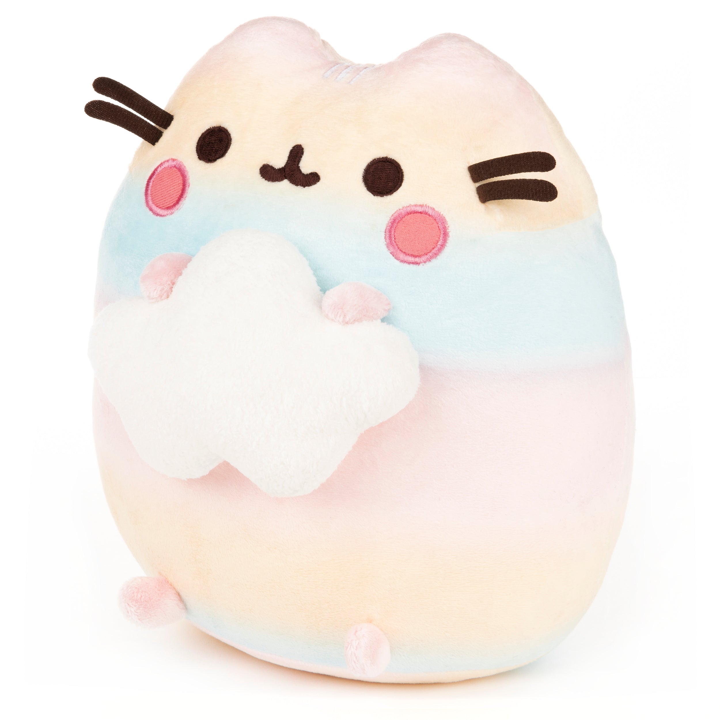 GUND Pusheen Rainbow Ombre Plush, Stuffed Animal for Ages 8 and Up, Rainbow, 9.5”