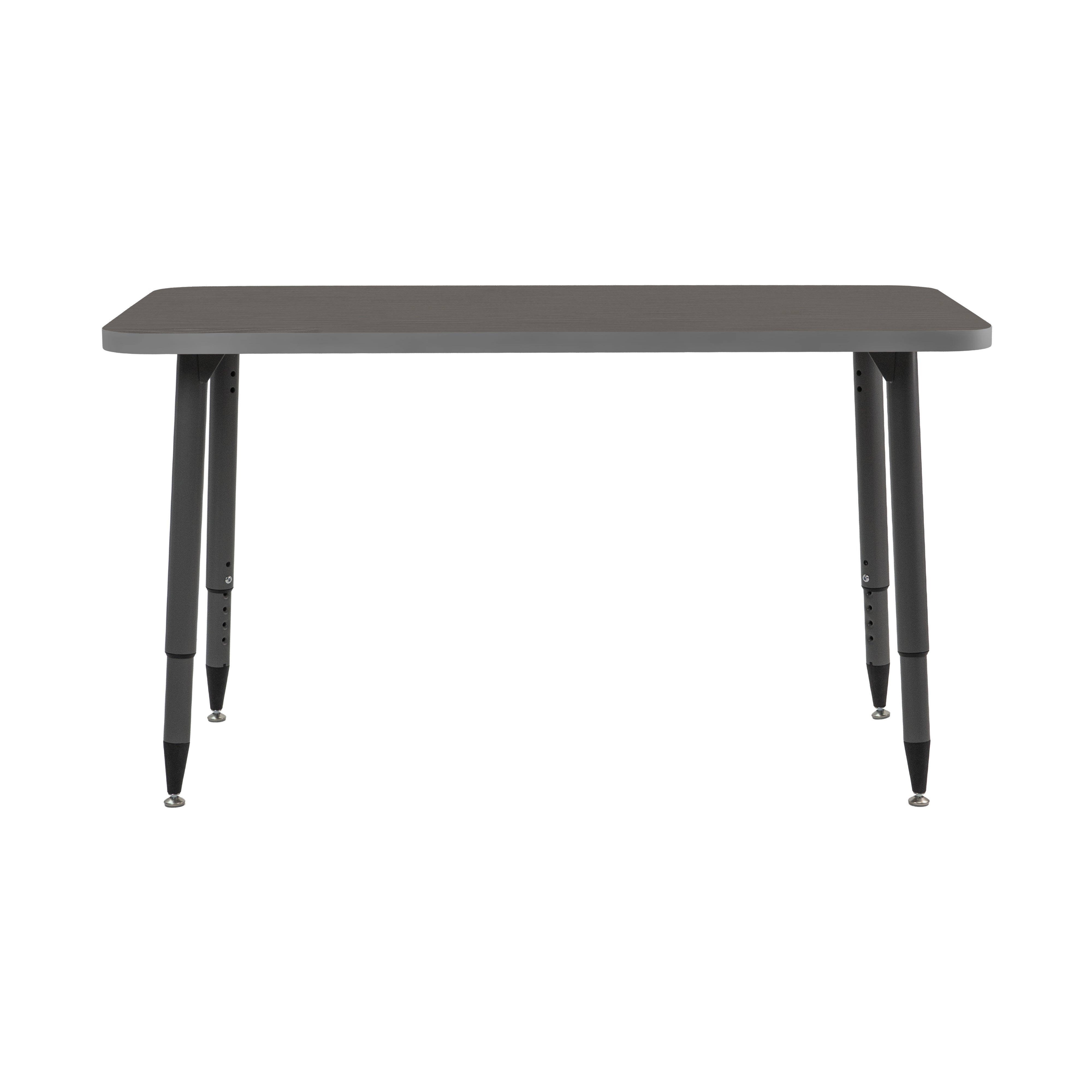 Adapte 24" x 48" Rectangle Thermofused Activity Table with Adjustable Tapered Legs - Cosmic Strandz/North Sea