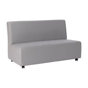 Pro Series Upholstered Armless Mobile Sofa - Gray