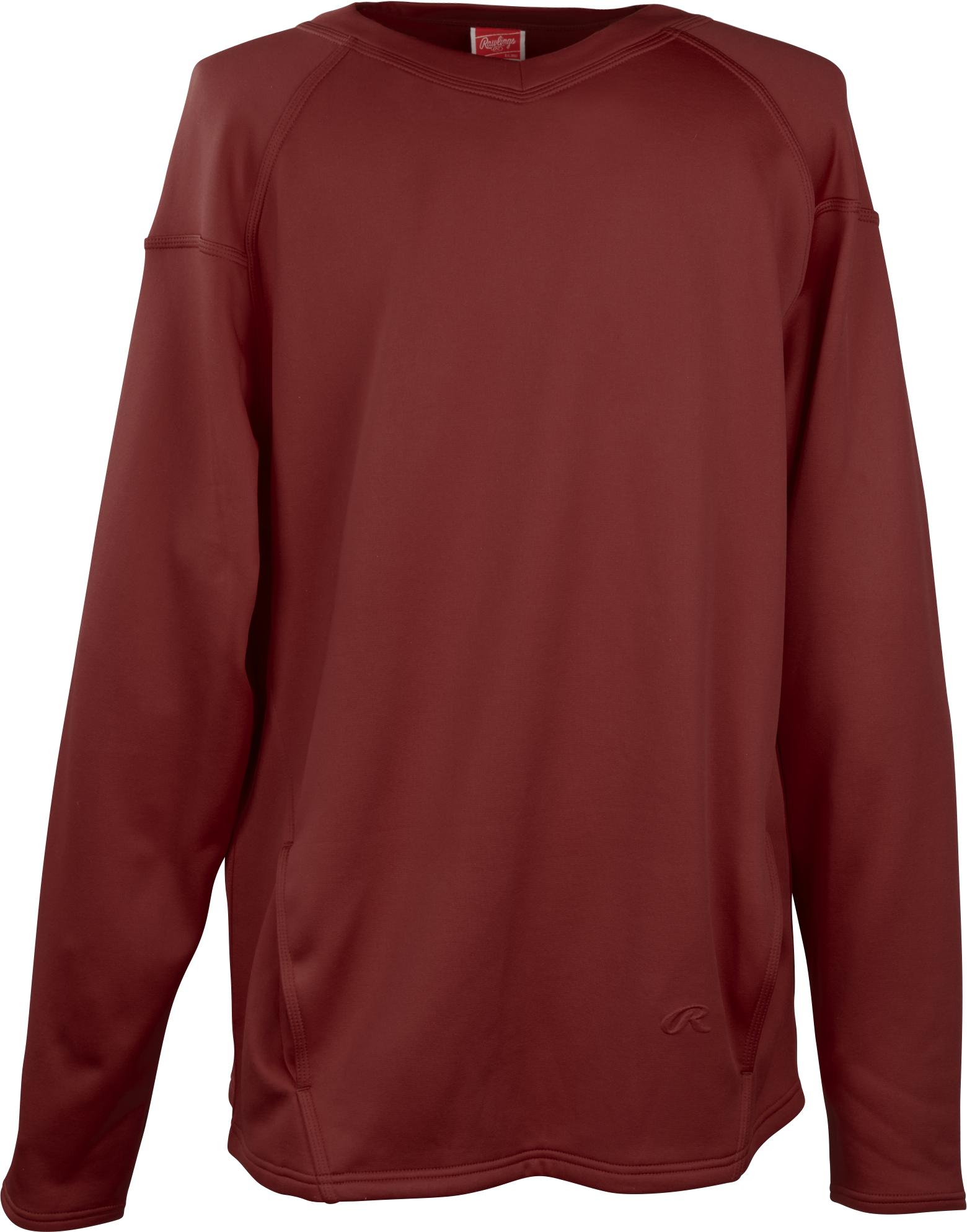 Rawlings Adult Performance Dugout Fleece Pullover - Small - Cardinal