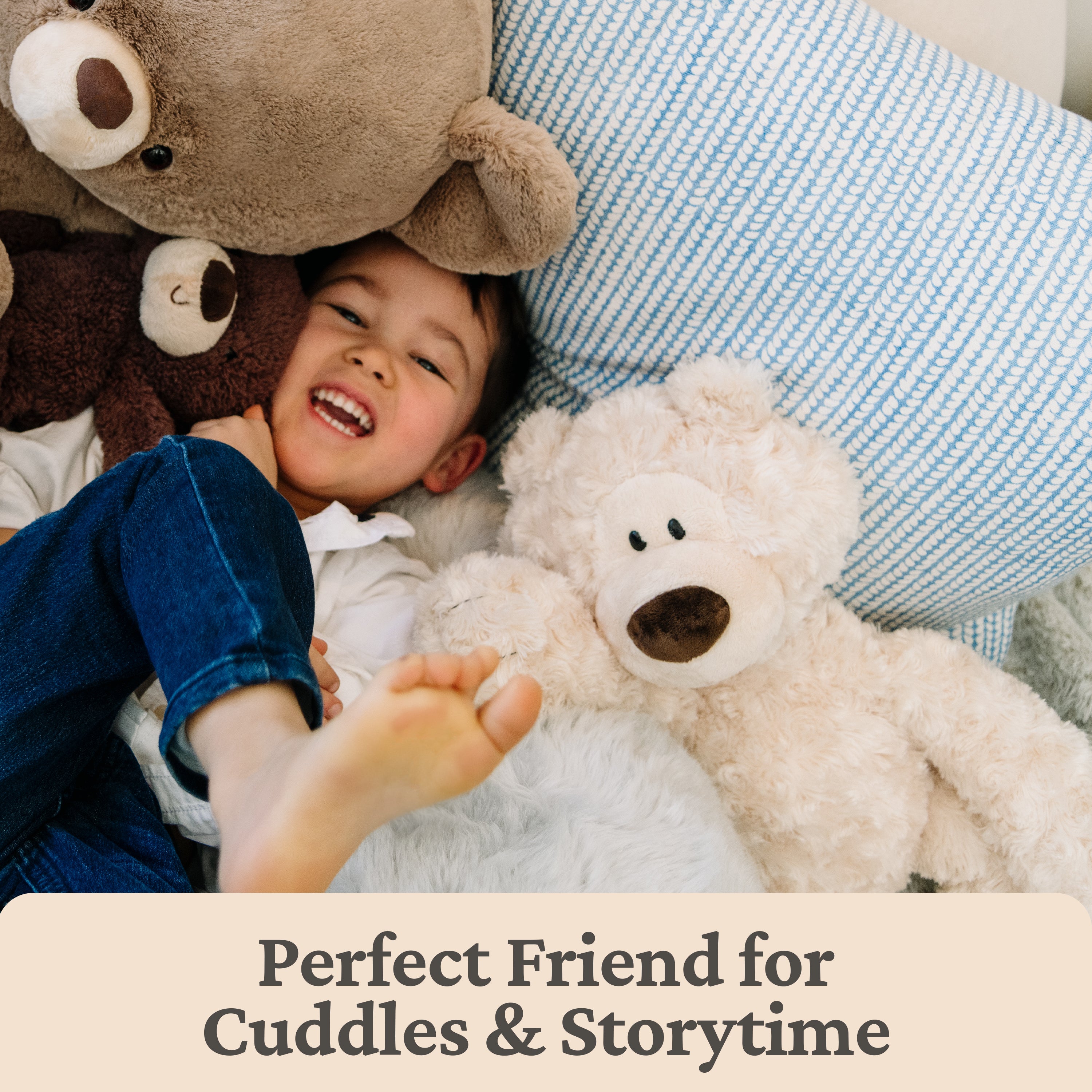 GUND Philbin Classic Teddy Bear, Premium Stuffed Animal for Ages 1 and Up, Beige, 18”