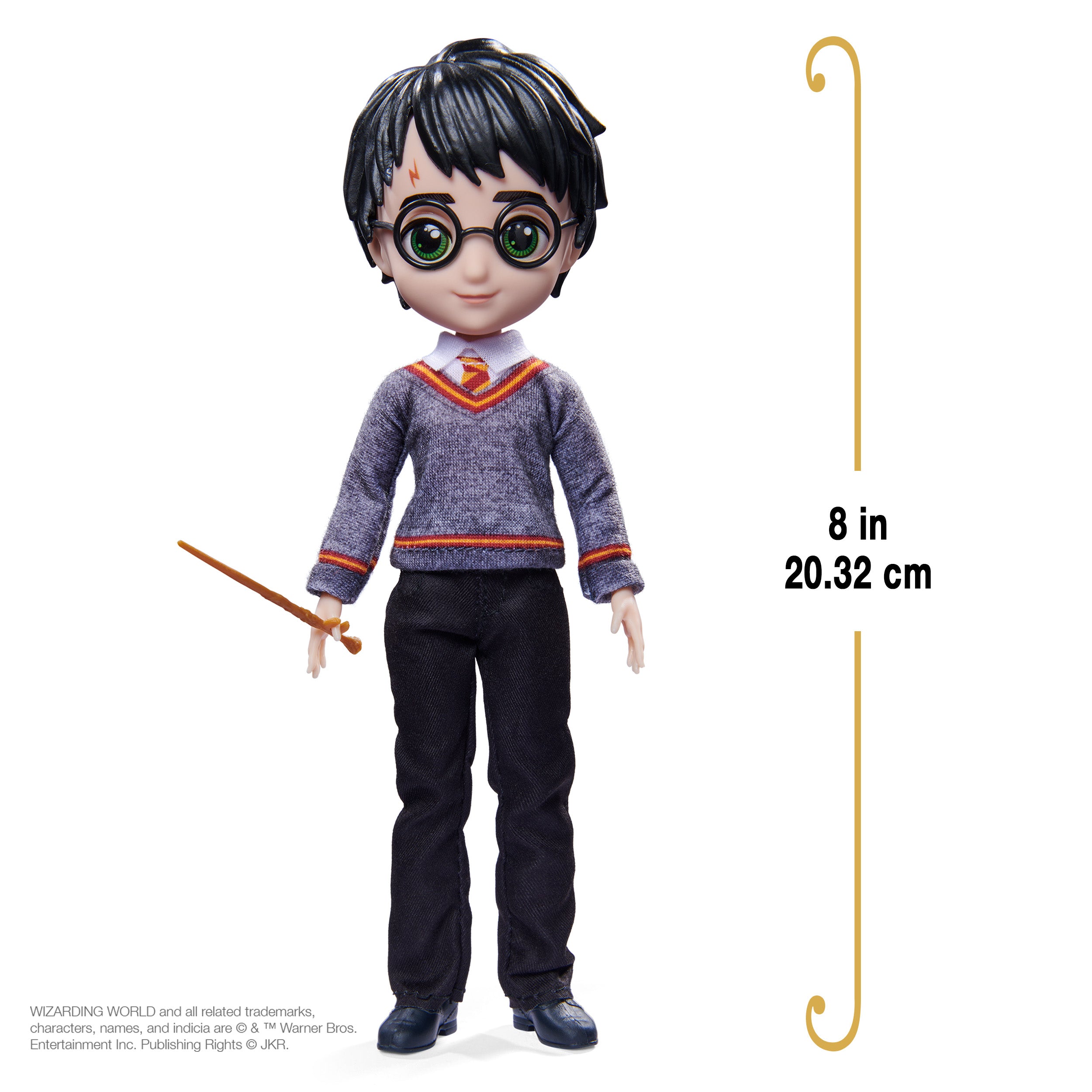 Wizarding World Harry Potter, 8-inch Harry Potter Doll, Kids Toys for Ages 5 and up