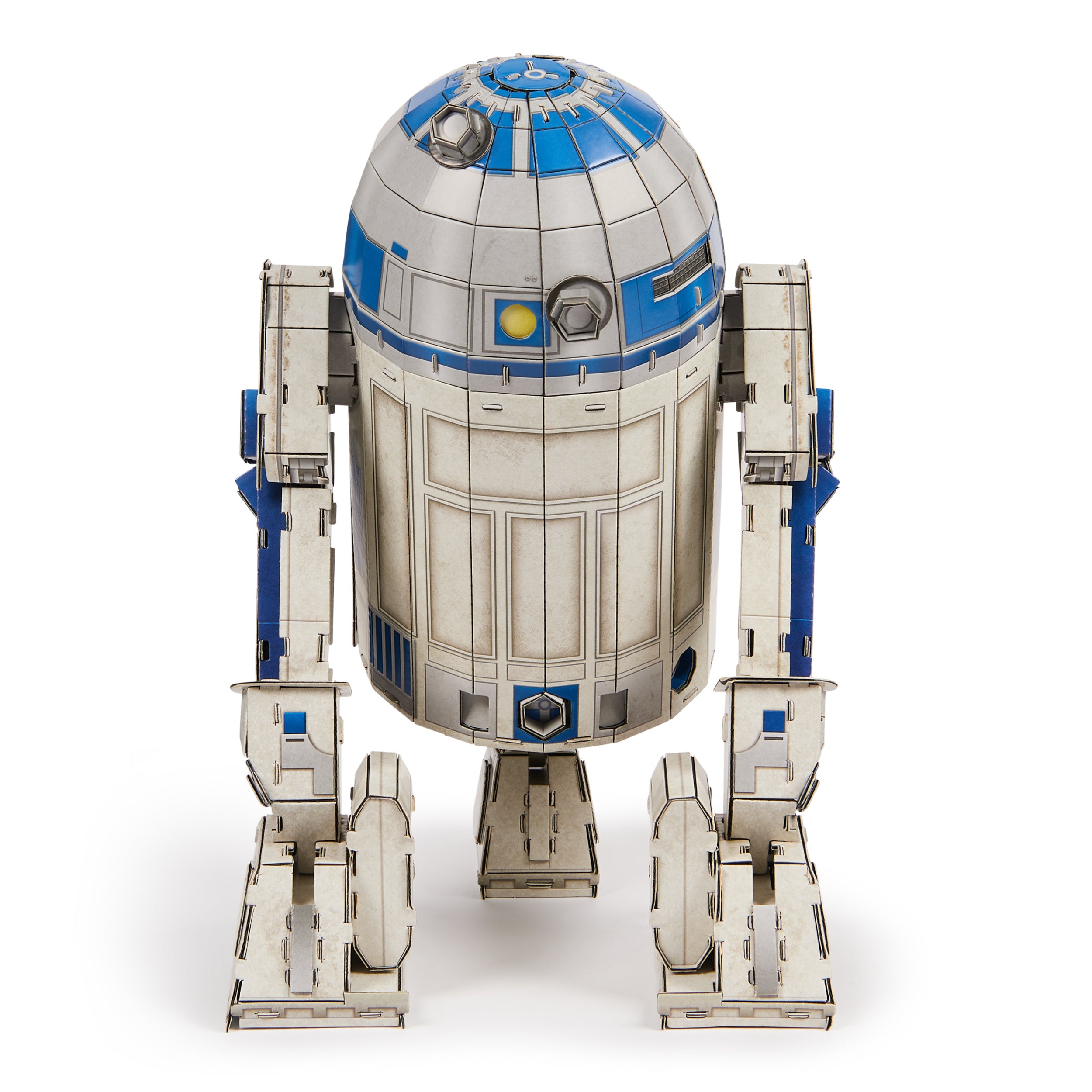 4D Build Star Wars R2-D2 Cardstock 3D Model Kit, Star Wars Gifts, Toys Desk Décor for Fans & Collectors, Adults & Teens 12+