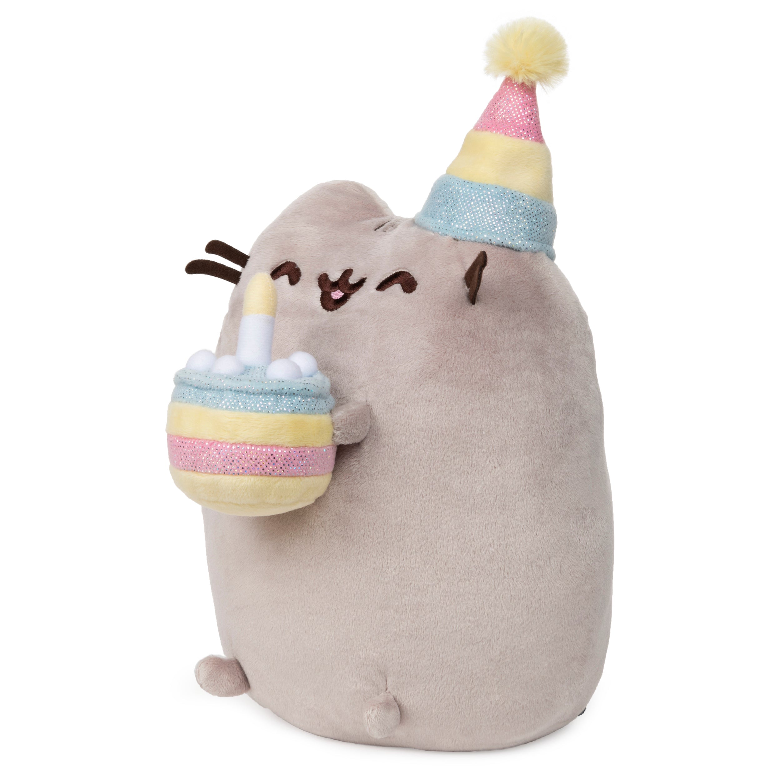 GUND Pusheen Birthday Cake Plush Stuffed Animal Cat, 9.5"