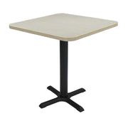 30" x 30" Square Cafe Bistro Table - Asian Sand/Black