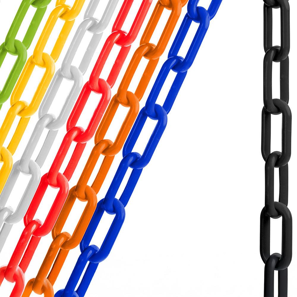 2" Plastic Chain ‐ Black ‐ 100ft box