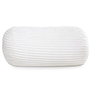 Jaxx Grand Lounger 7 Foot Bean Bag Sofa - Ivory Mondo Fur