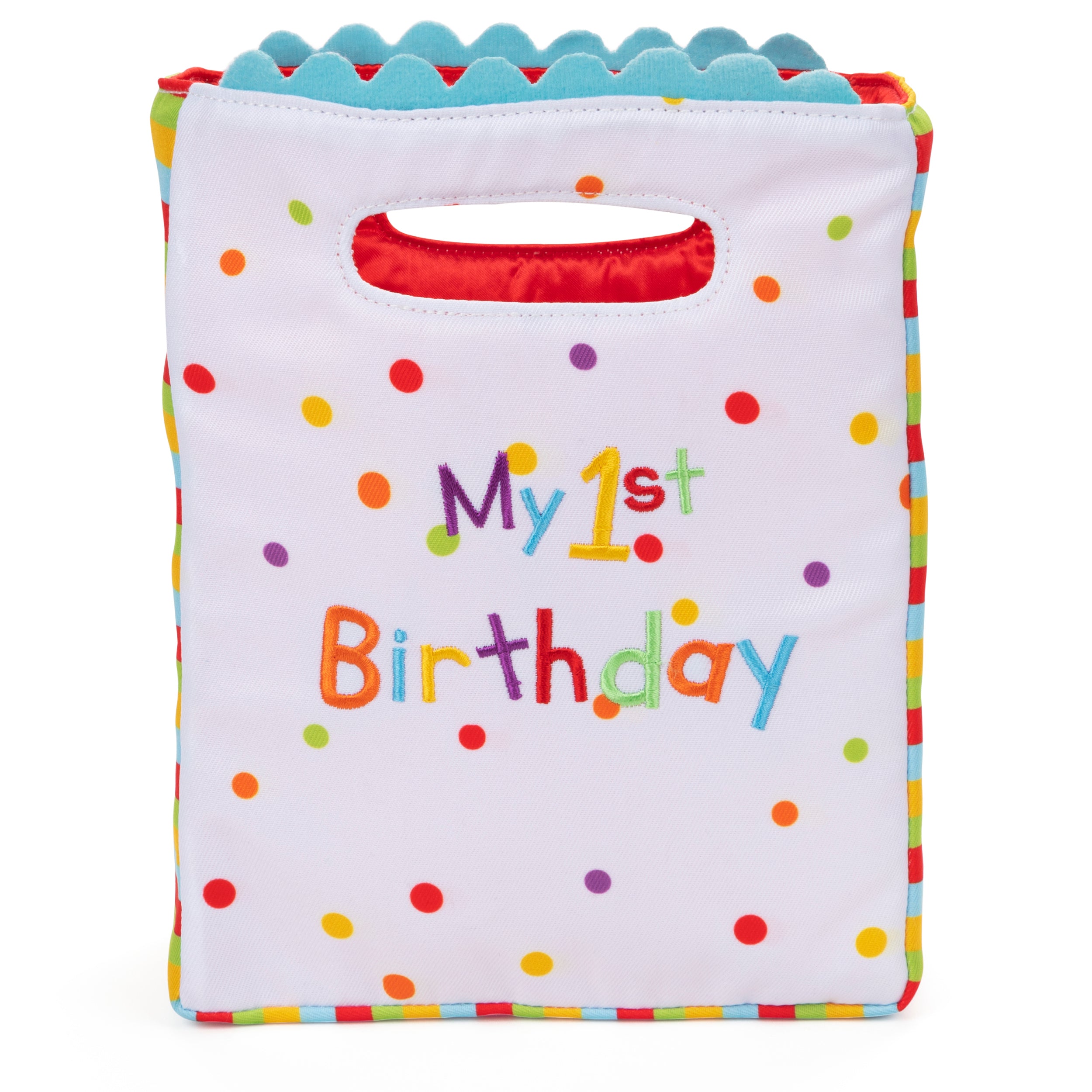 Baby GUND, My First Birthday-Themed 5-Piece Plush Playset, Sensory Toys for Babies, 8”