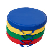 SoftScape 15" Round Floor Cushions, 4-Piece - Assorted