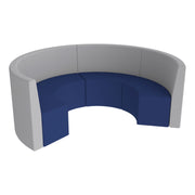 Pro Series S-Curve Tallback Chairs 18" Seat Height, 4-Piece - Navy/Gray