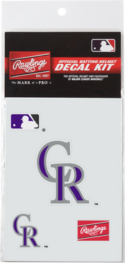 Rawlings Mlb Replica Decal Kits - Colorado Rockies