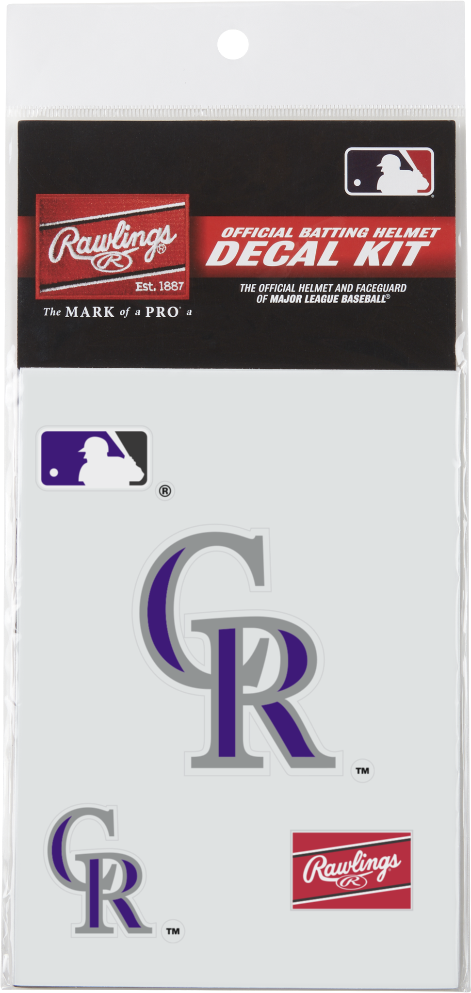 Rawlings Mlb Replica Decal Kits - Colorado Rockies