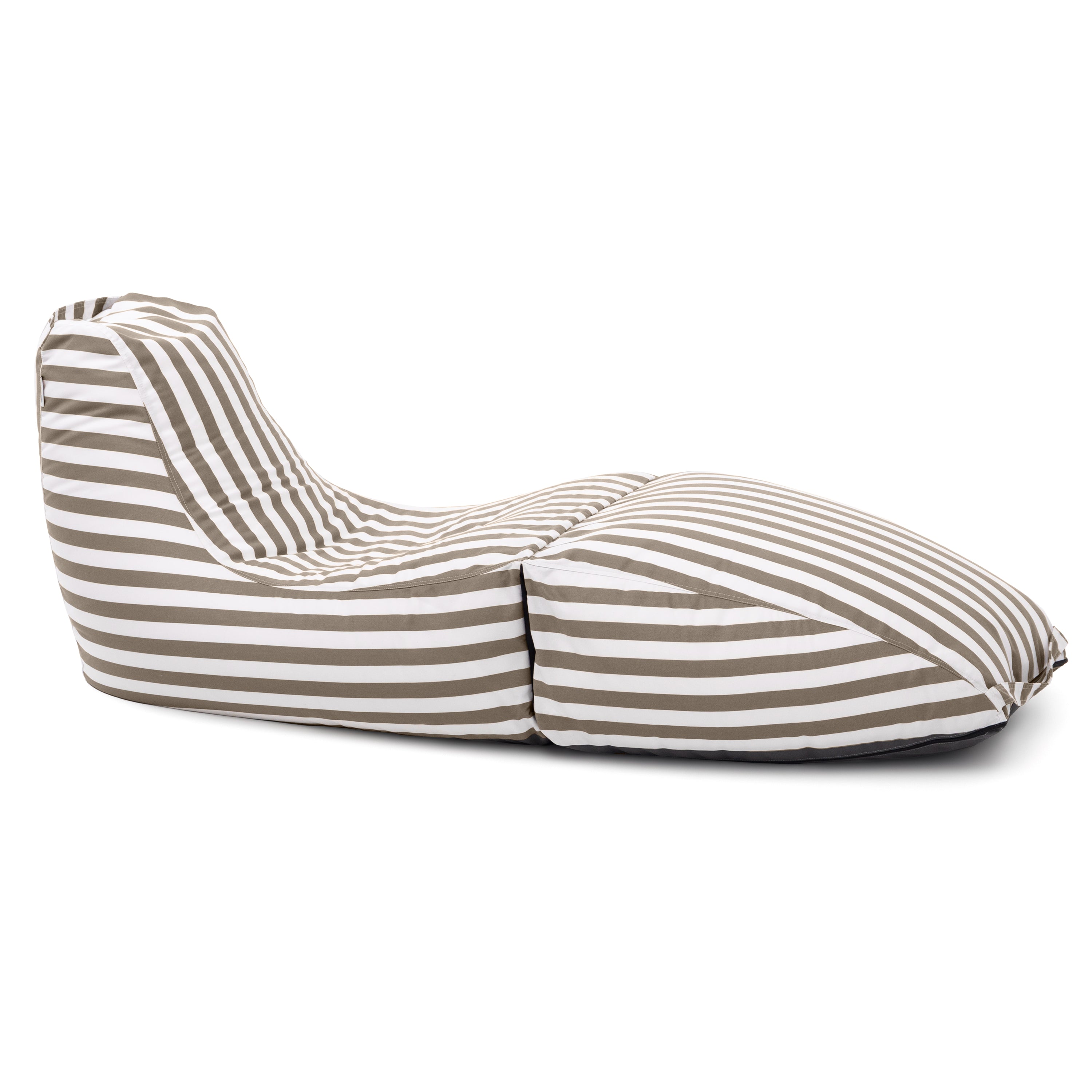 Jaxx Prado Outdoor Chaise Lounge, Taupe Stripes