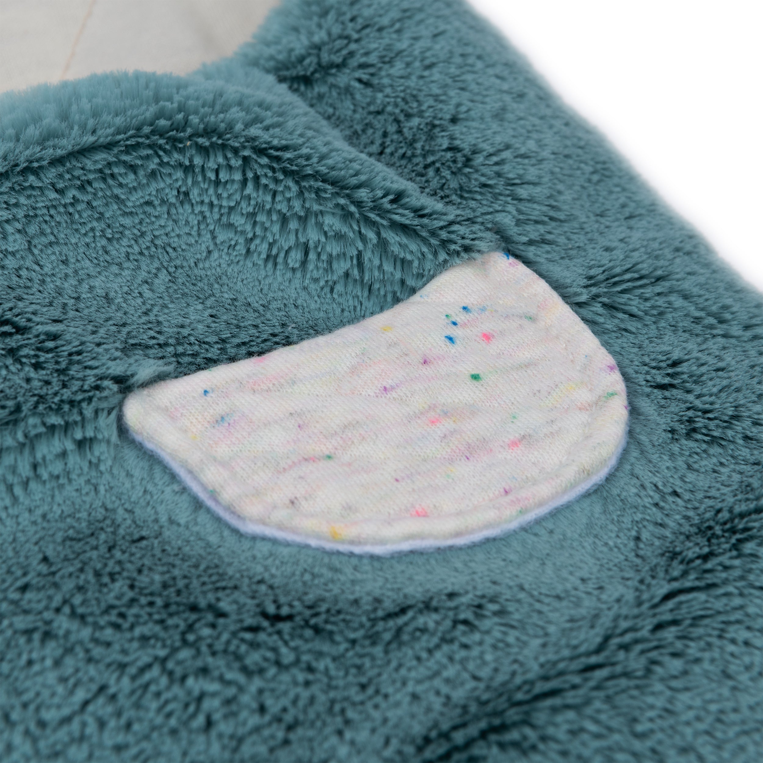 Baby GUND Oh So Snuggly Hippo Blanket Wrap, Plush Hooded Baby Blanket Wrap for Newborns, Blue/Cream, 26”