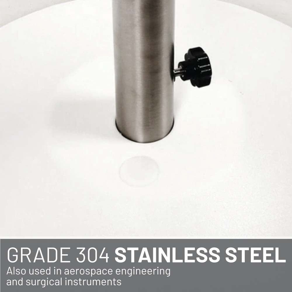 Fillable Free Standing Umbrella Base (White)