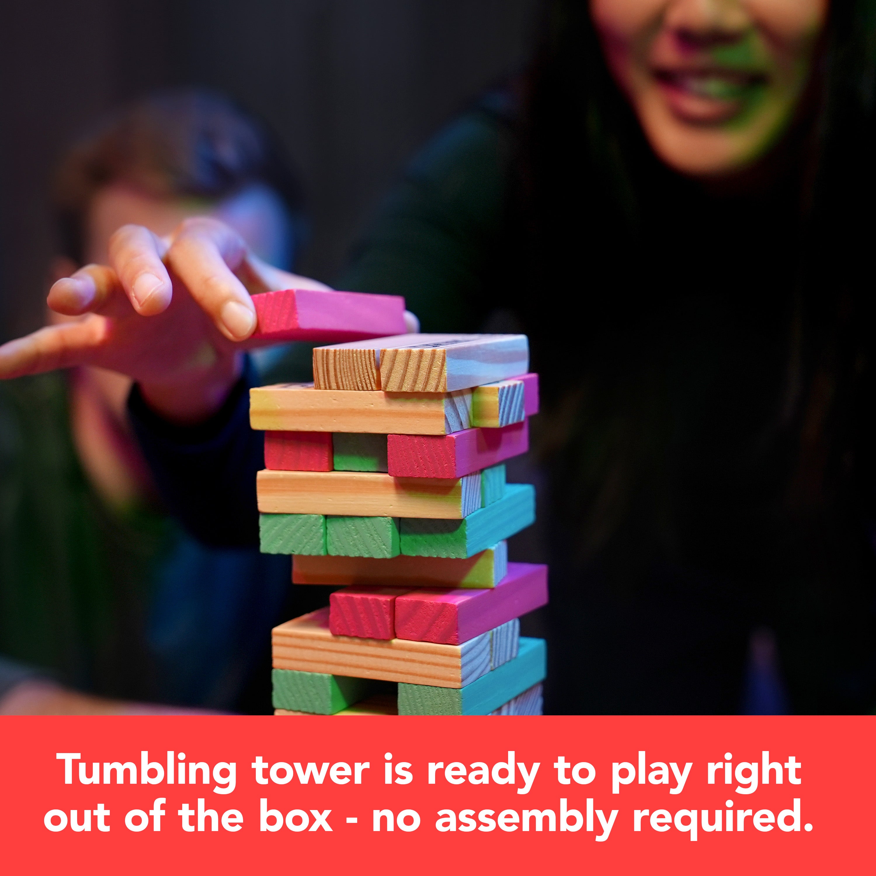 Spin Master Games, Chug O War Tumbling Tower, Adult Party Game for Happy Hour Hangs, 4 & Up Players, for Ages 21 & Up