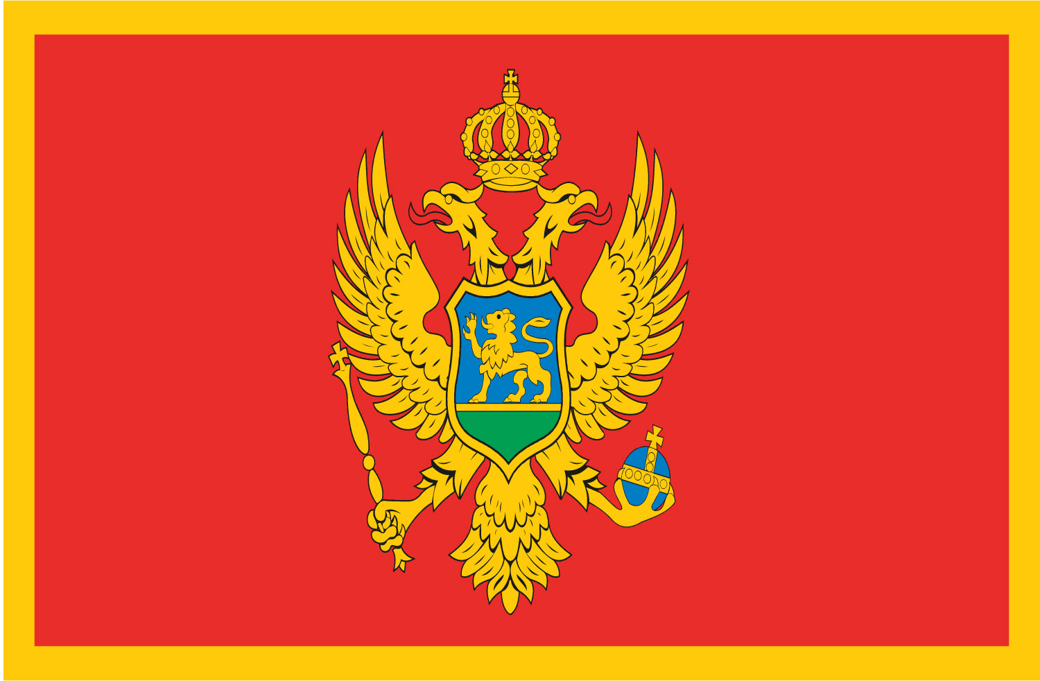 3X5 FT NYL-GLO MONTENEGRO 2006