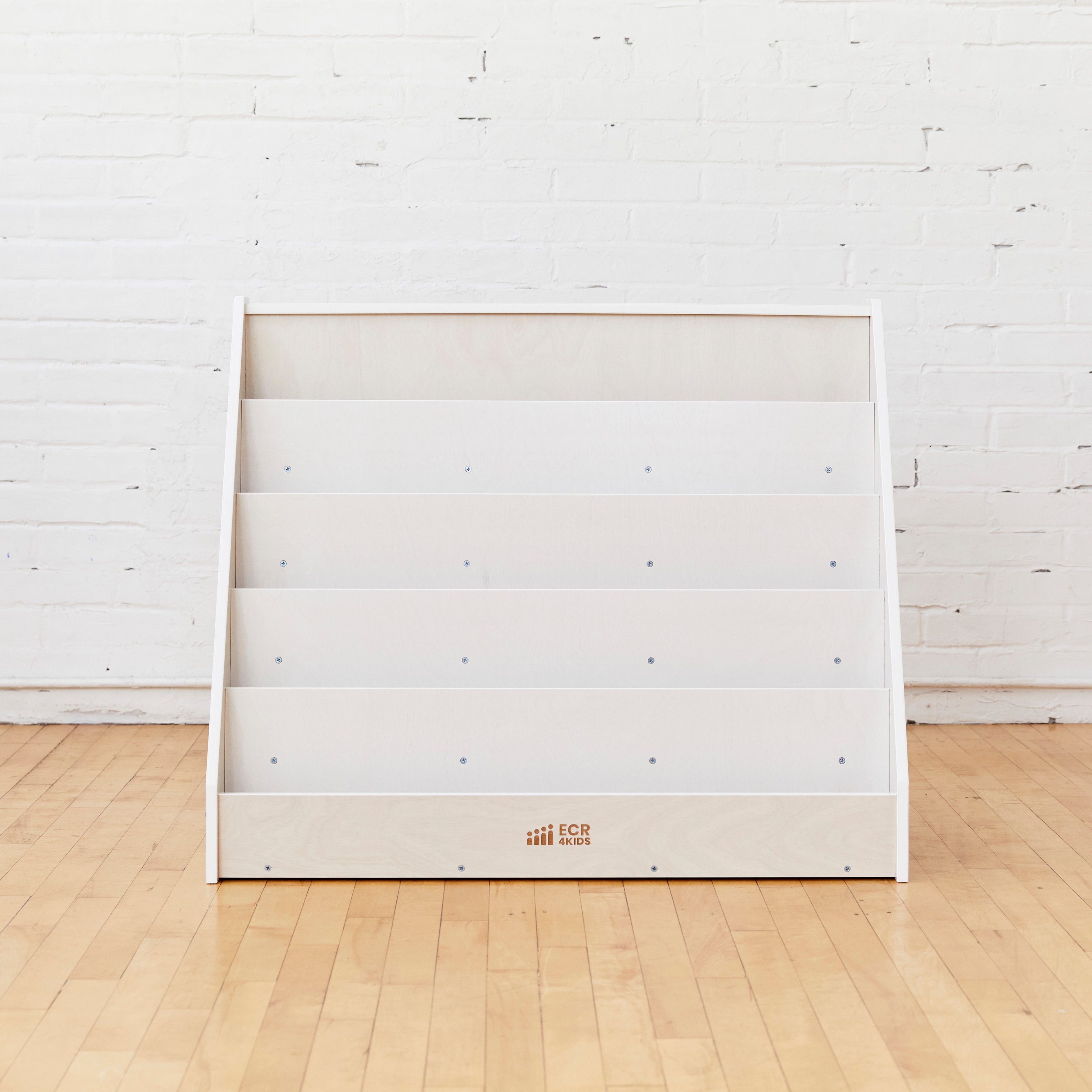 Single-Sided Book Display - White Wash