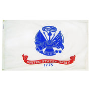 U.S. Army Military Flag 3x5 ft. Nylon SolarGuard Nyl-Glo 100% Made in USA to Official Specifications. Officially Licensed Manufacturer.