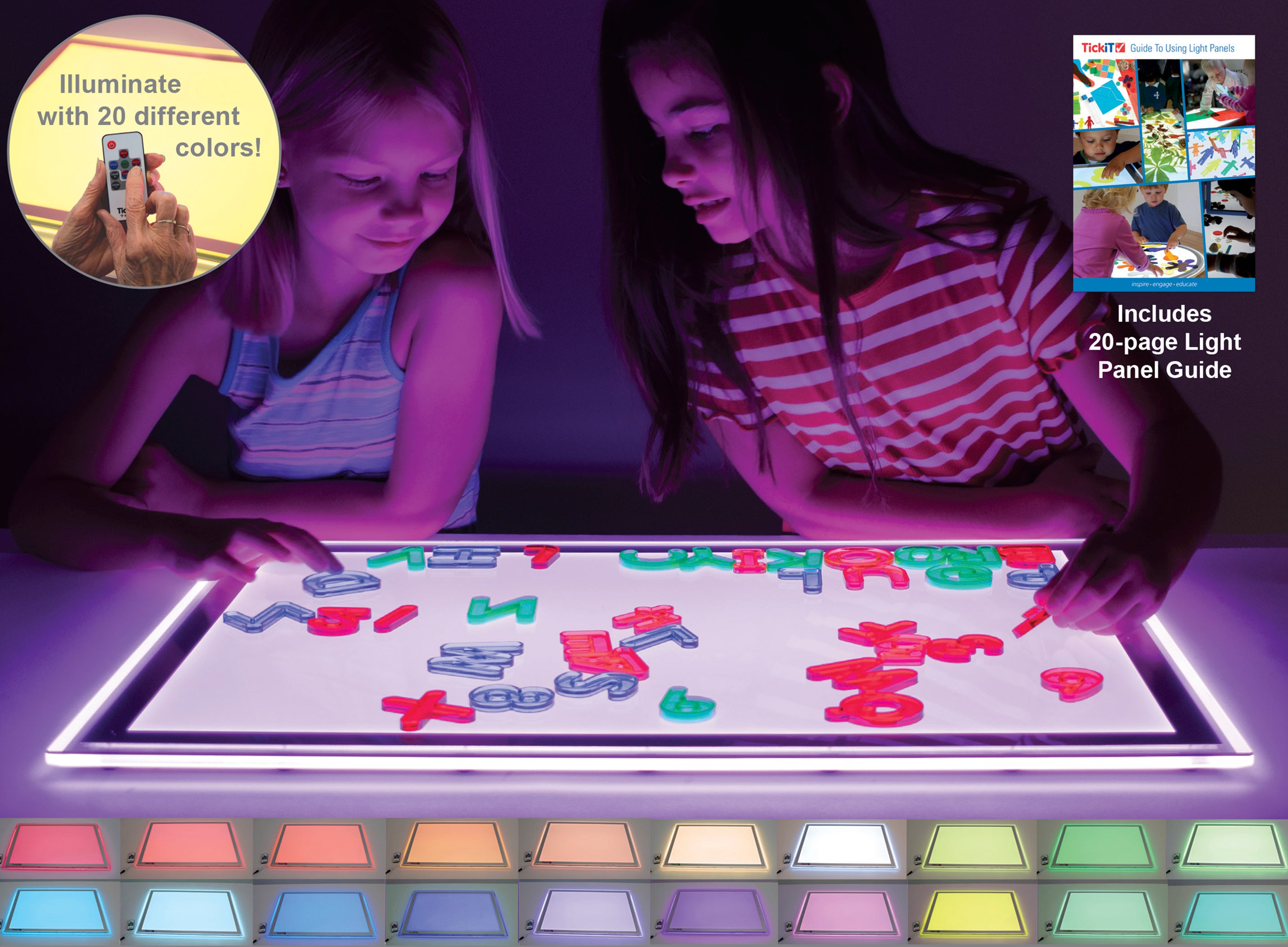 *Light Panel - Rectangular - Large - Color-Changing- Rectangular - Large - Color-Changing