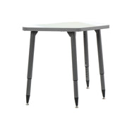 Adapte 24" x 36" Petal Dry-Erase Activity Table with Adjustable Tapered Legs - Whiteboard/North Sea