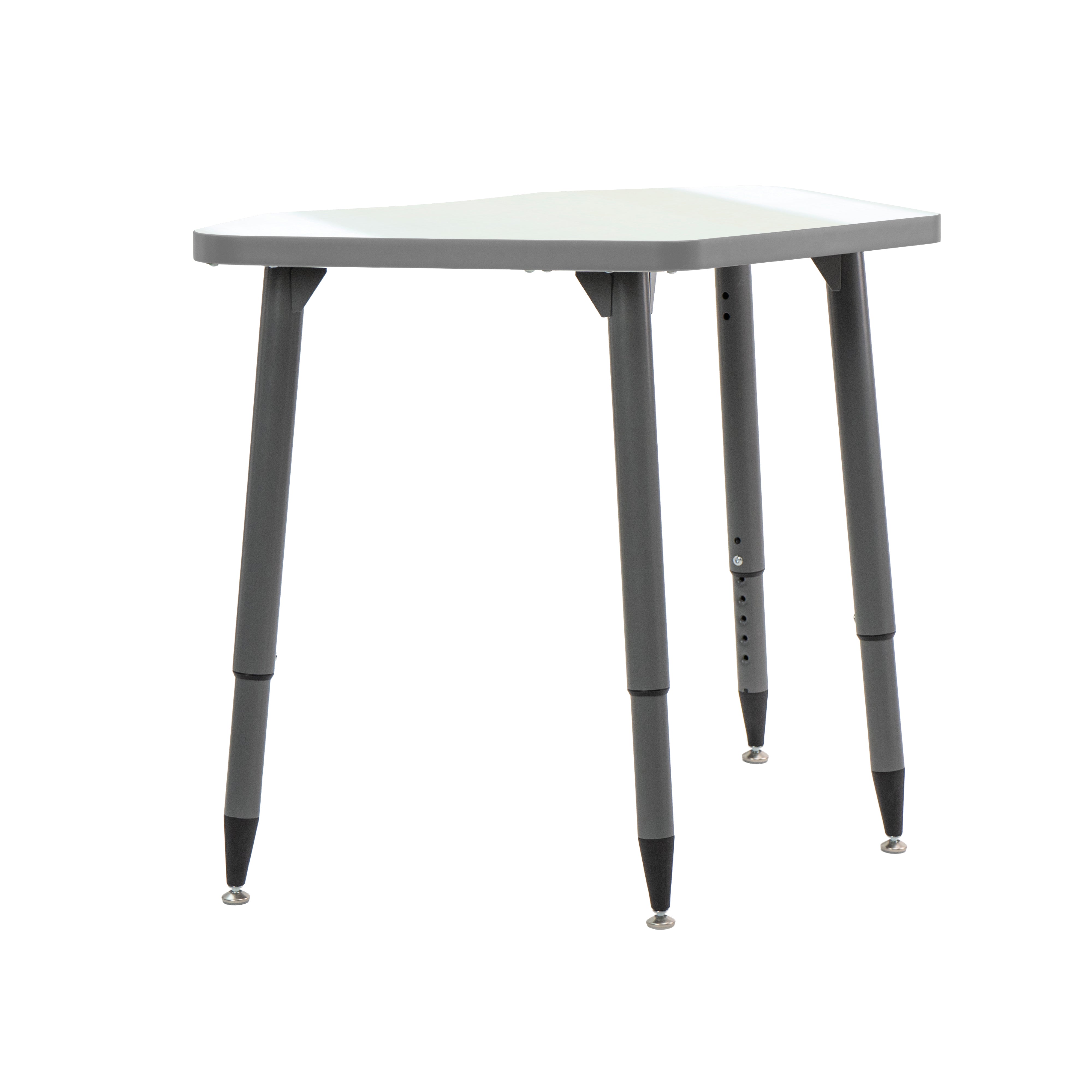 Adapte 24" x 36" Petal Dry-Erase Activity Table with Adjustable Tapered Legs - Whiteboard/North Sea