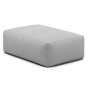 Jaxx Tybee Large Outdoor Ottoman (Ottoman Only) - Sunbrella - Sunbrella Granite