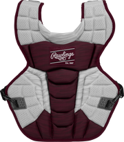 Rawlings Velo 2.0 Intermediate Catchers Chest Protector - Maroon/White