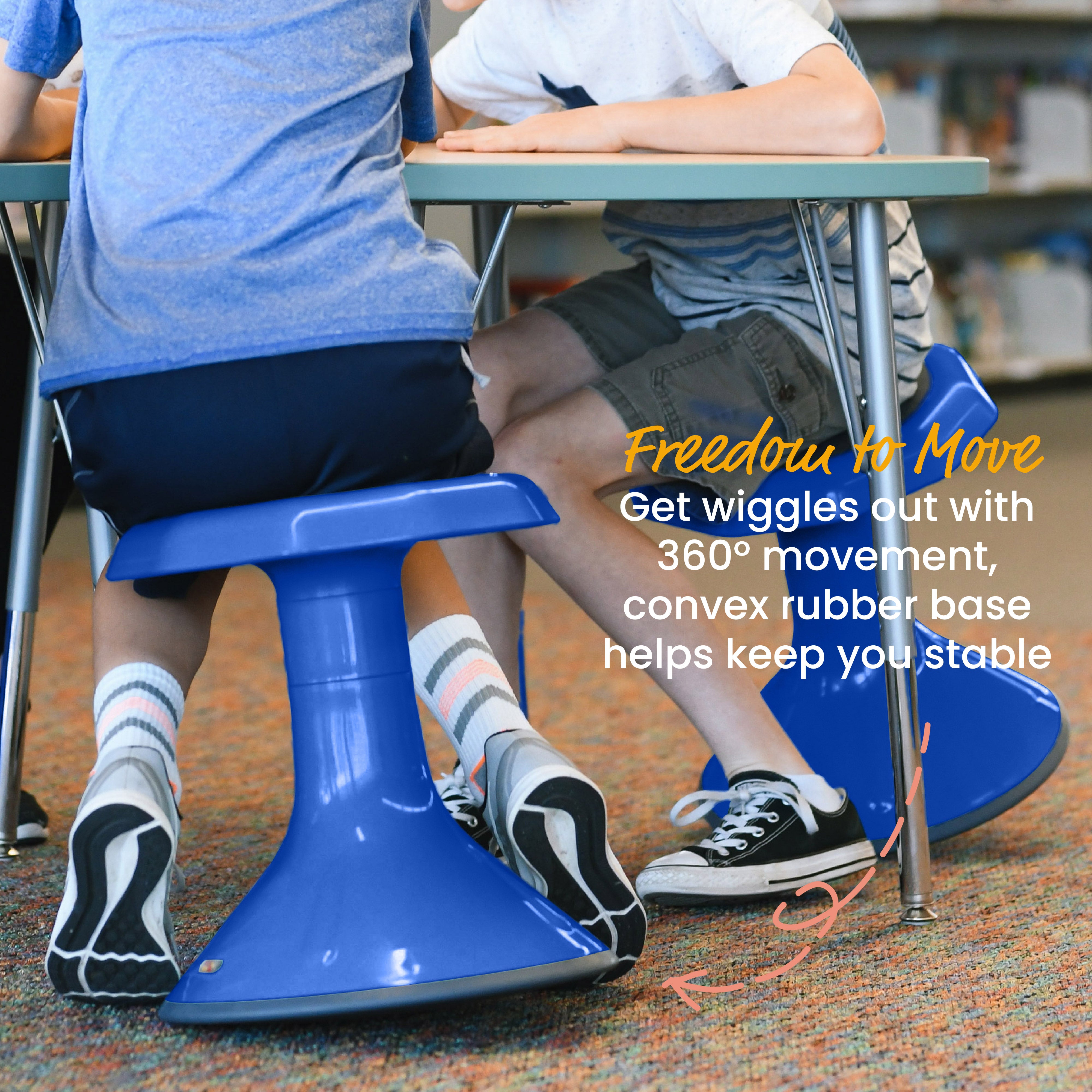 15in ACE Stool - Blue