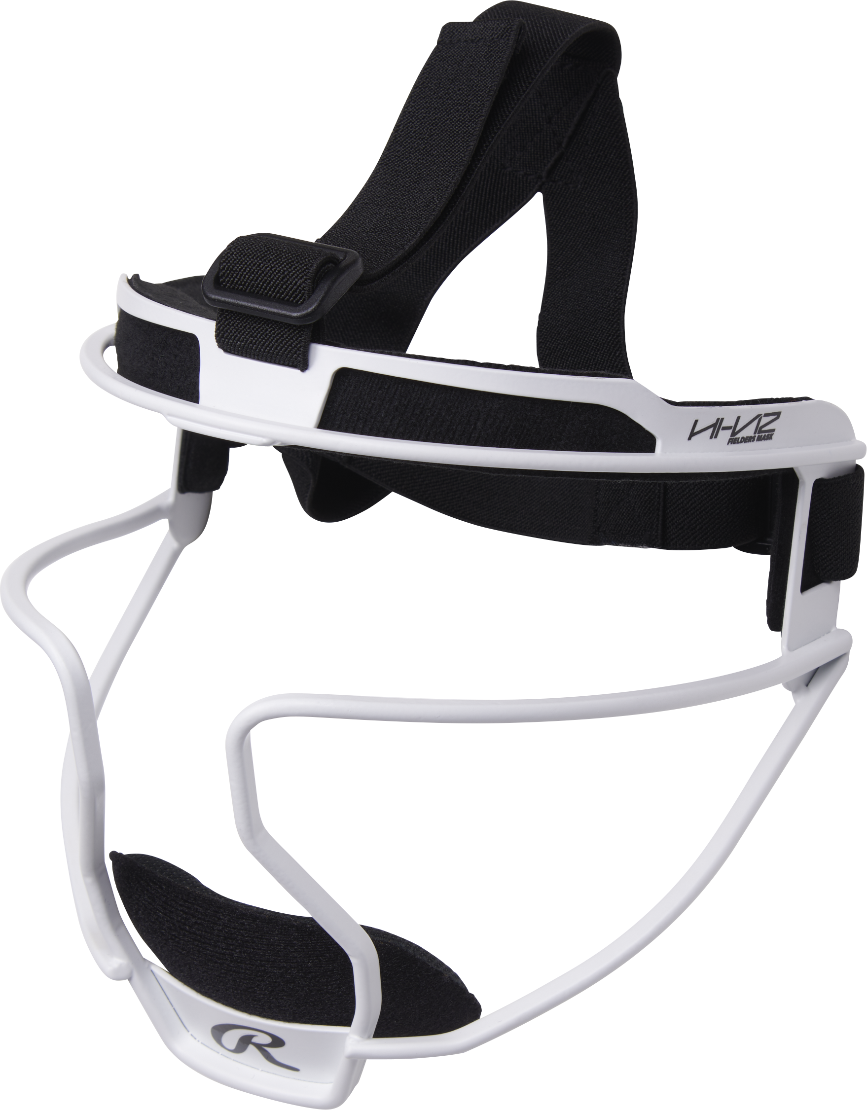 Rawlings Hi-Viz Ultra Adult Softball Fielders Mask - White