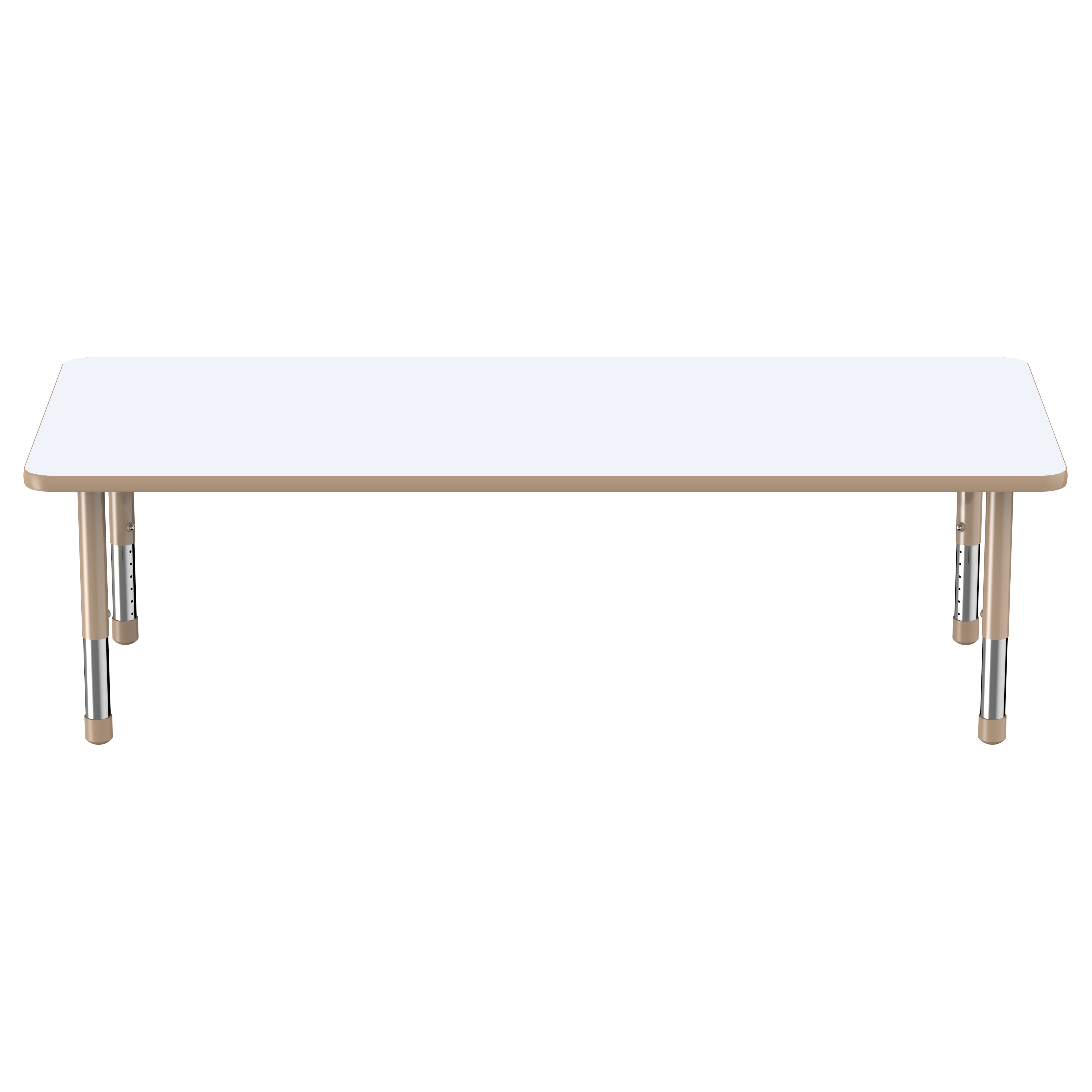 30" x 72" Rectangle Dry-Erase Activity Table with Adjustable Chunky Legs - Whiteboard/Sand