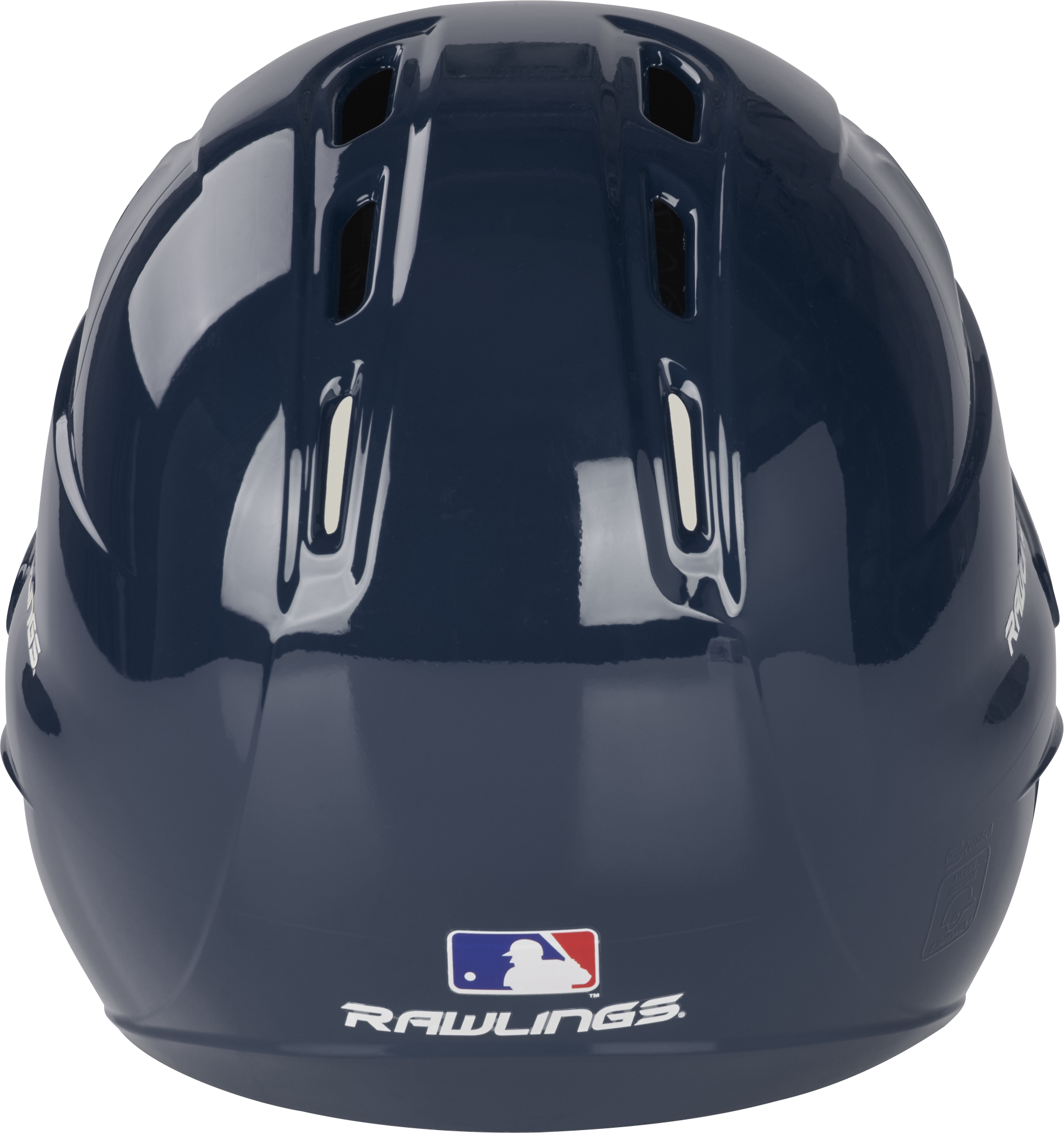 Rawlings R16 Gloss Senior 1-Tone Baseball Helmet - Navy