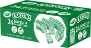 Crayola Crayons Bulk (24 Packs), Classic Crayons for Kids, Classroom Supplies for Teachers, Preschool & Kindergarten Art Tools, 24 Colors