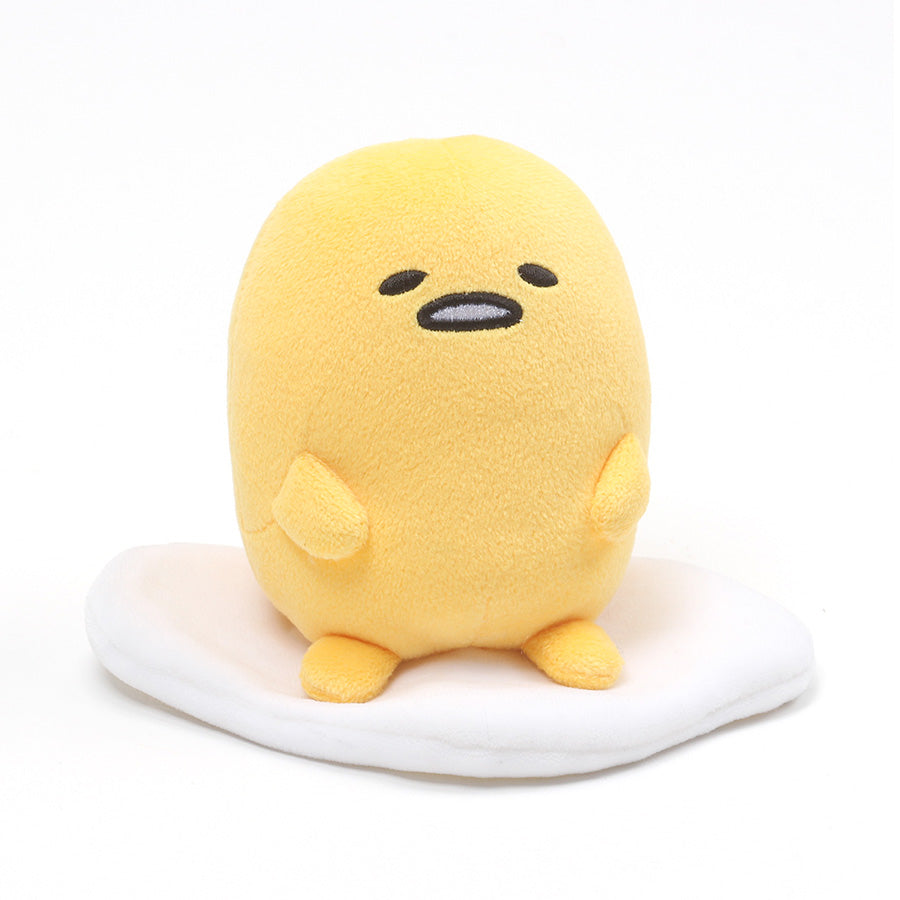 GUND Sanrio Gudetama the Lazy Egg Plush, Gudetama Sitting Pose, Stuffed Animal for Ages 1 and Up, 4.25”