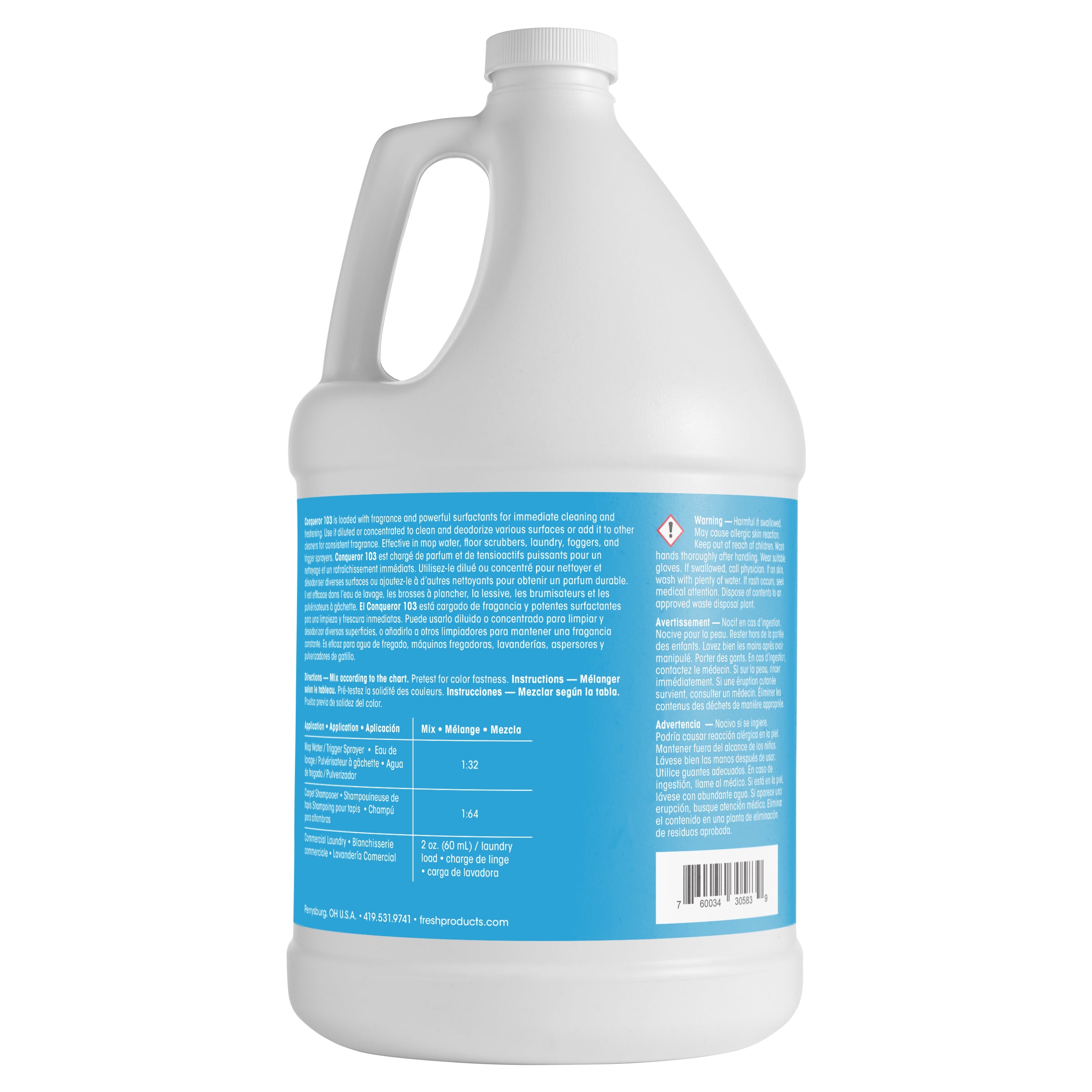 Conqueror 103 Liquid - 1 gallon Citrus (4 Pack)