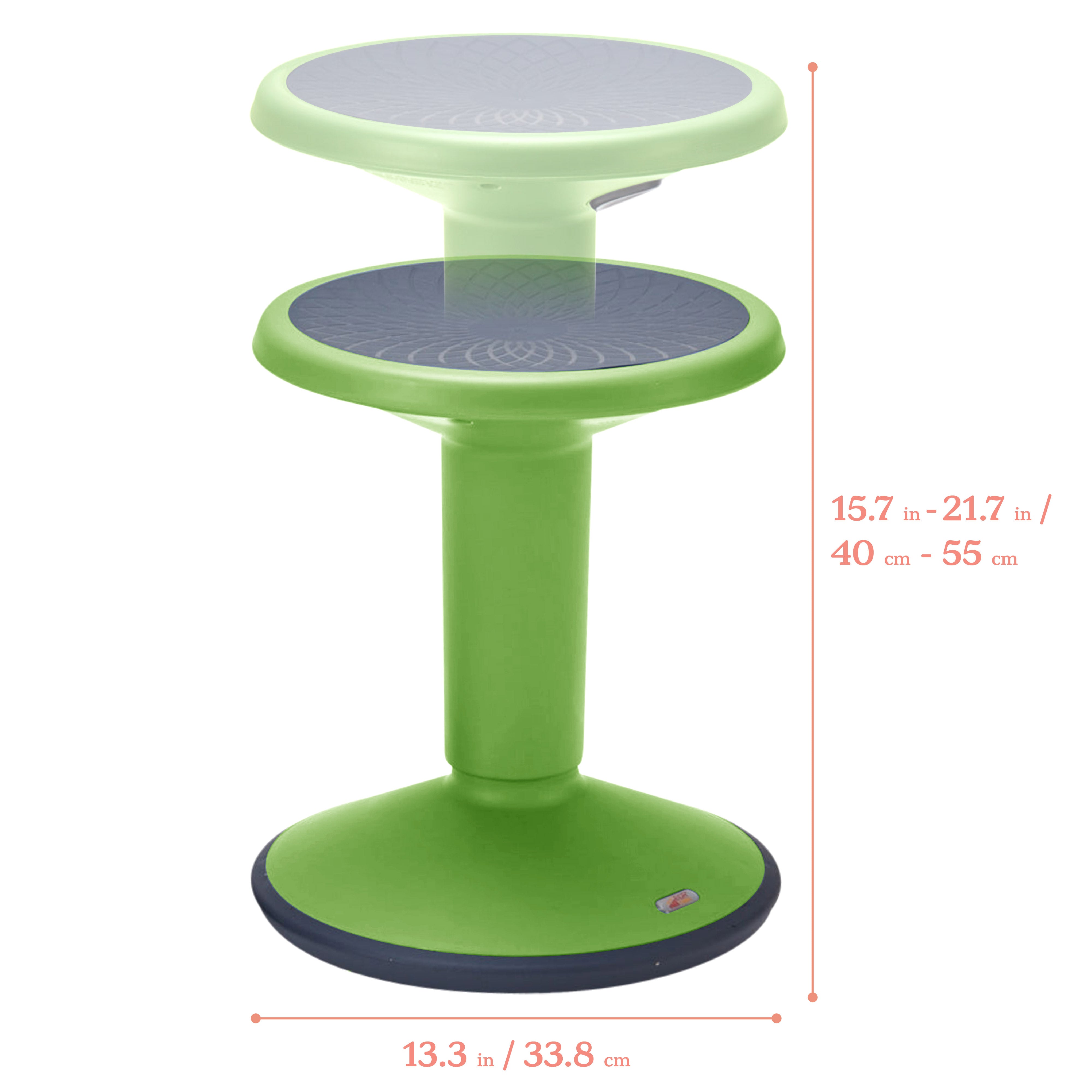 SitWell Adjustable Stool - Grassy Green