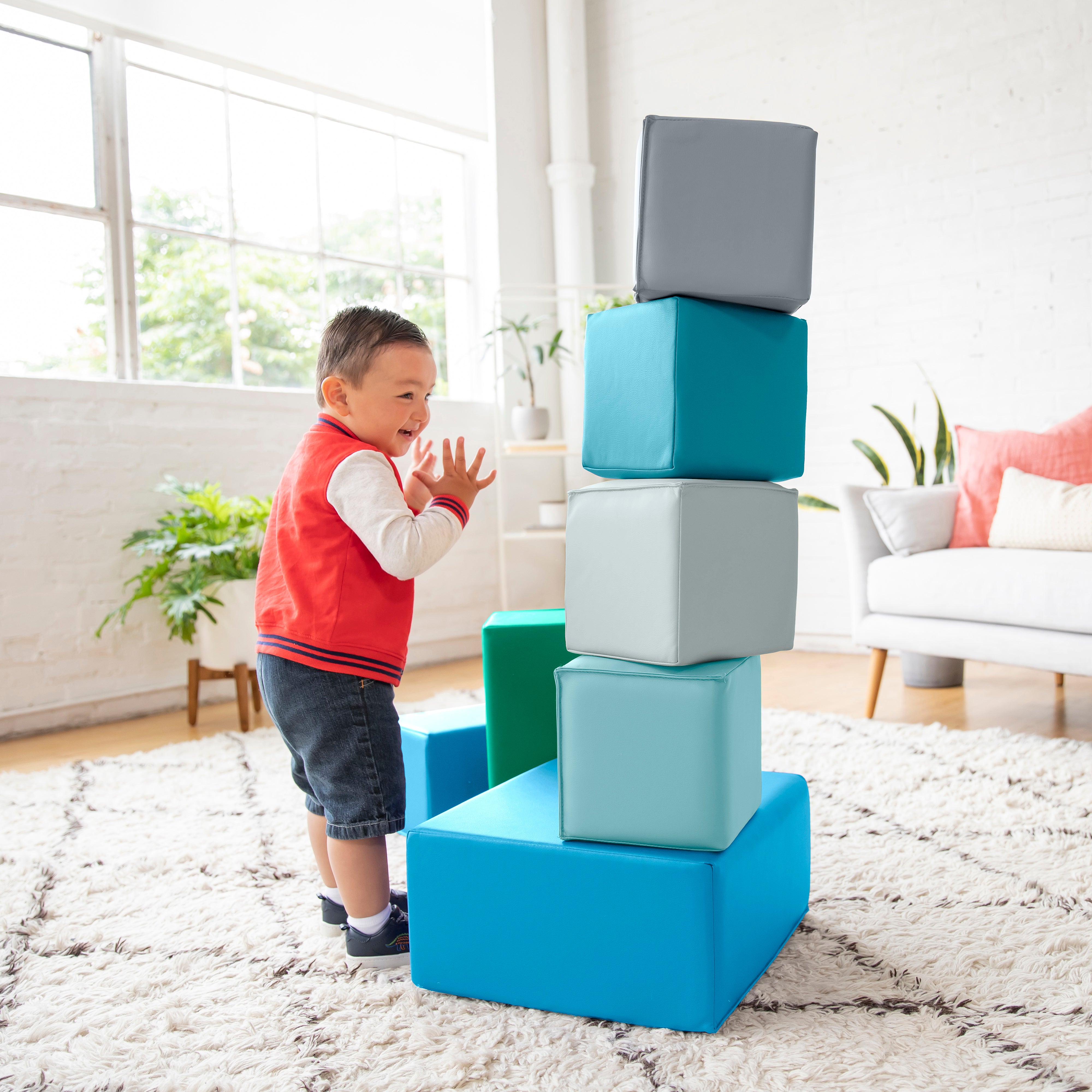 SoftZone Big Foam Blocks 7-Piece - Contemporary