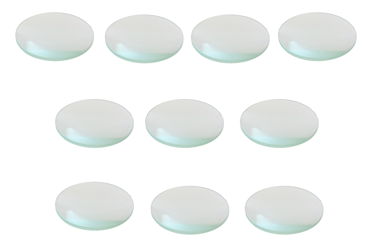 Lens, Double-Convex, Glass, 75 mm Diameter, 20 cm Focal Length