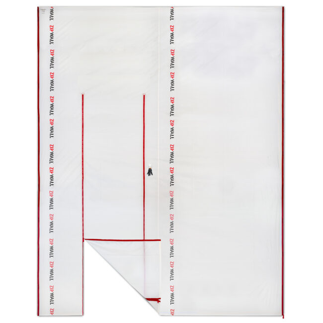 ZipSheet™ 10'×12' Panel w/ Pre-installed Zipper Door