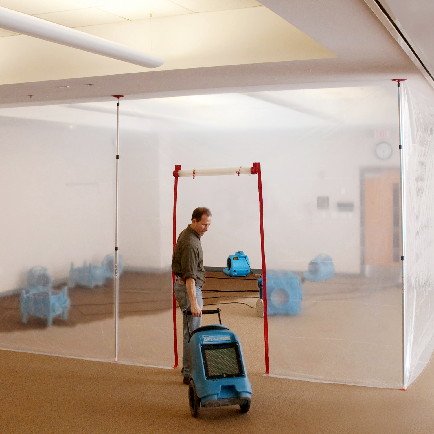 ZipWall® 12' Anodized Aluminum Spring-loaded Poles (6-Pack)