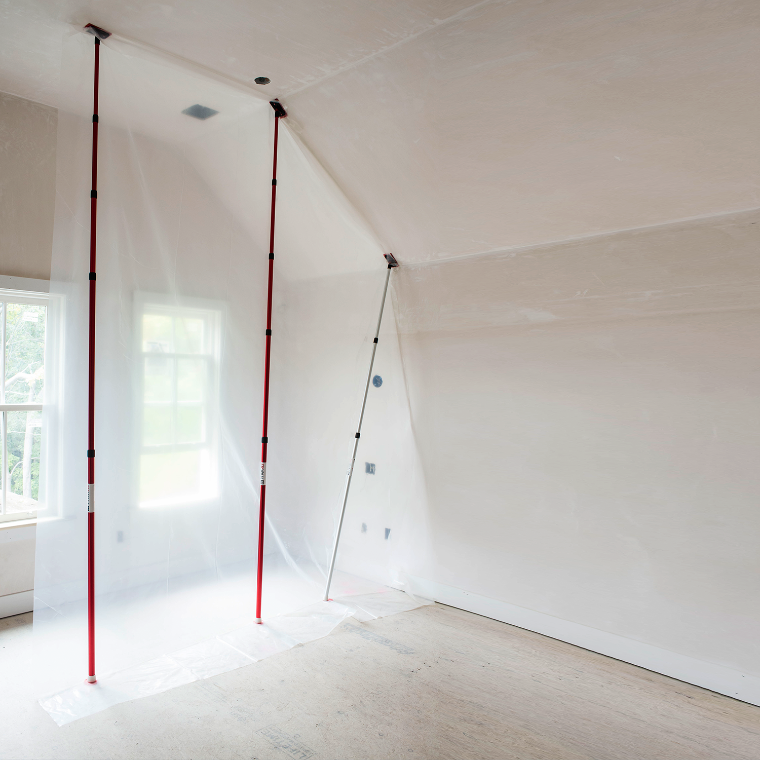 ZipWall® 20' Anodized Aluminum Spring-loaded Poles (2-Pack)