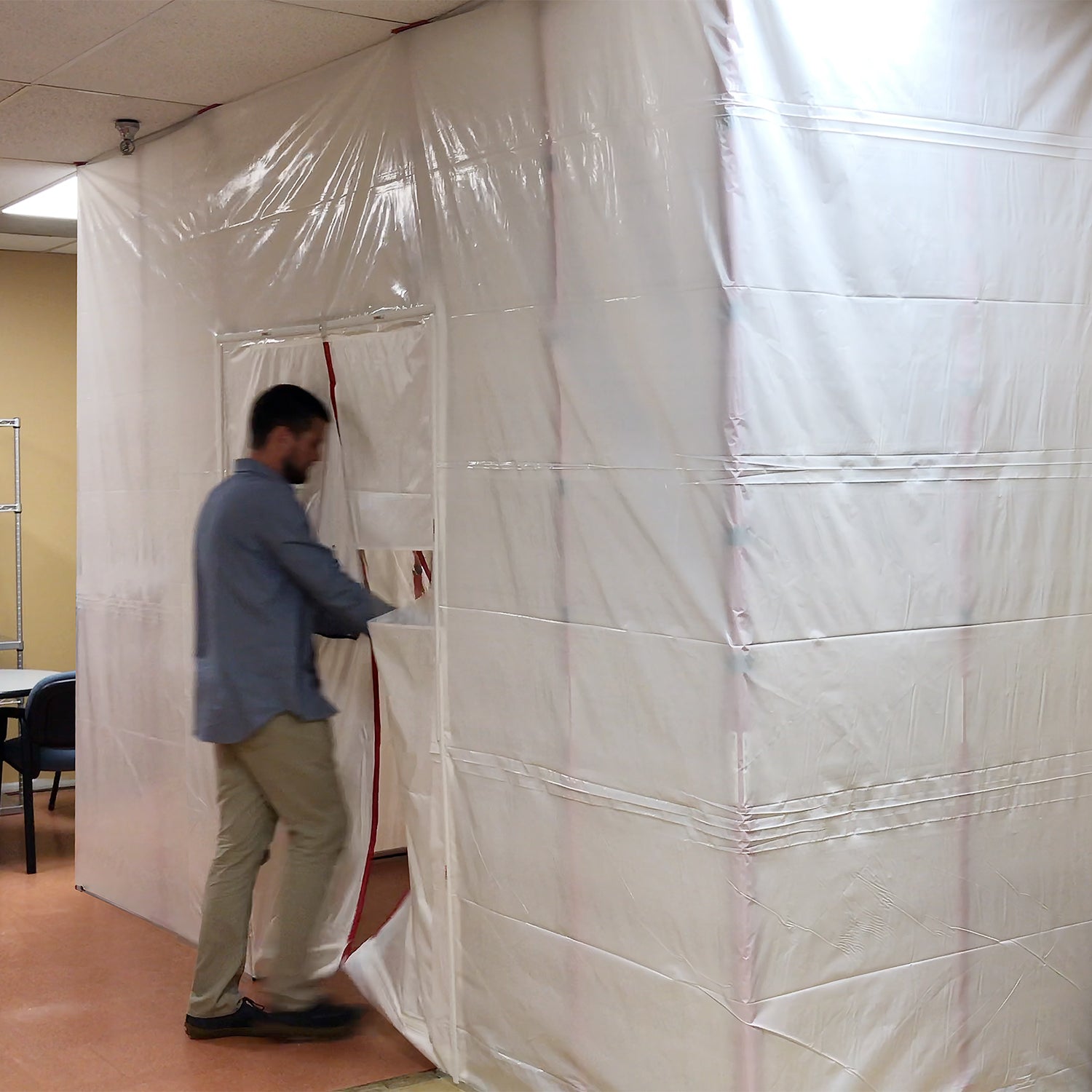 ZipWall® Dust Barrier Plastic Sheeting
