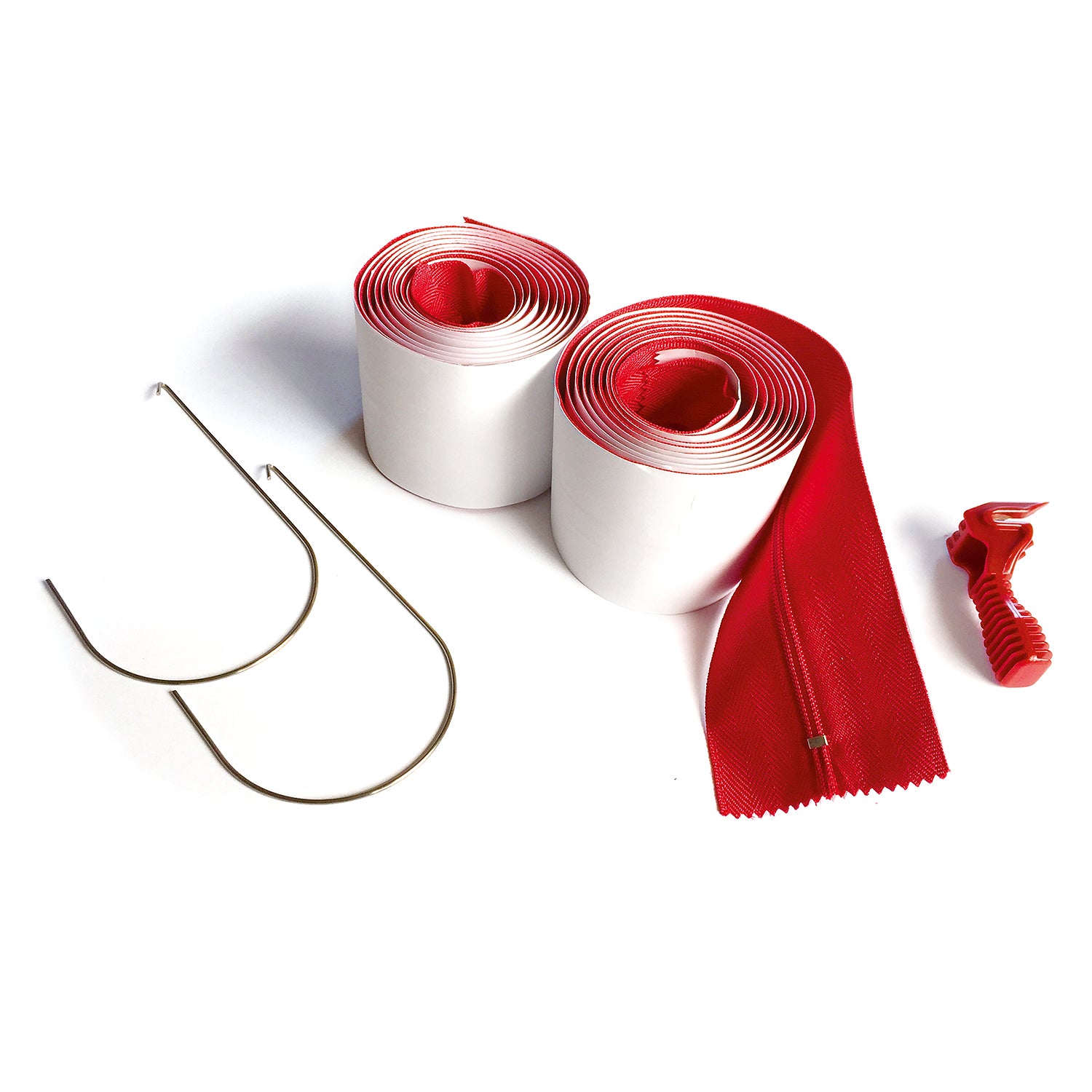 ZipWall® Heavy-Duty Zipper w/ Flap Hooks and ZipperKnife™  Sheeting Cutter (2-Pack)
